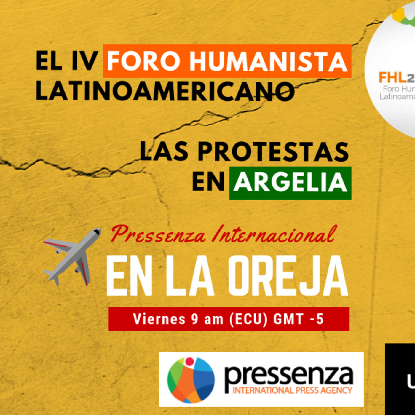 Pressenza Internacional en la oreja