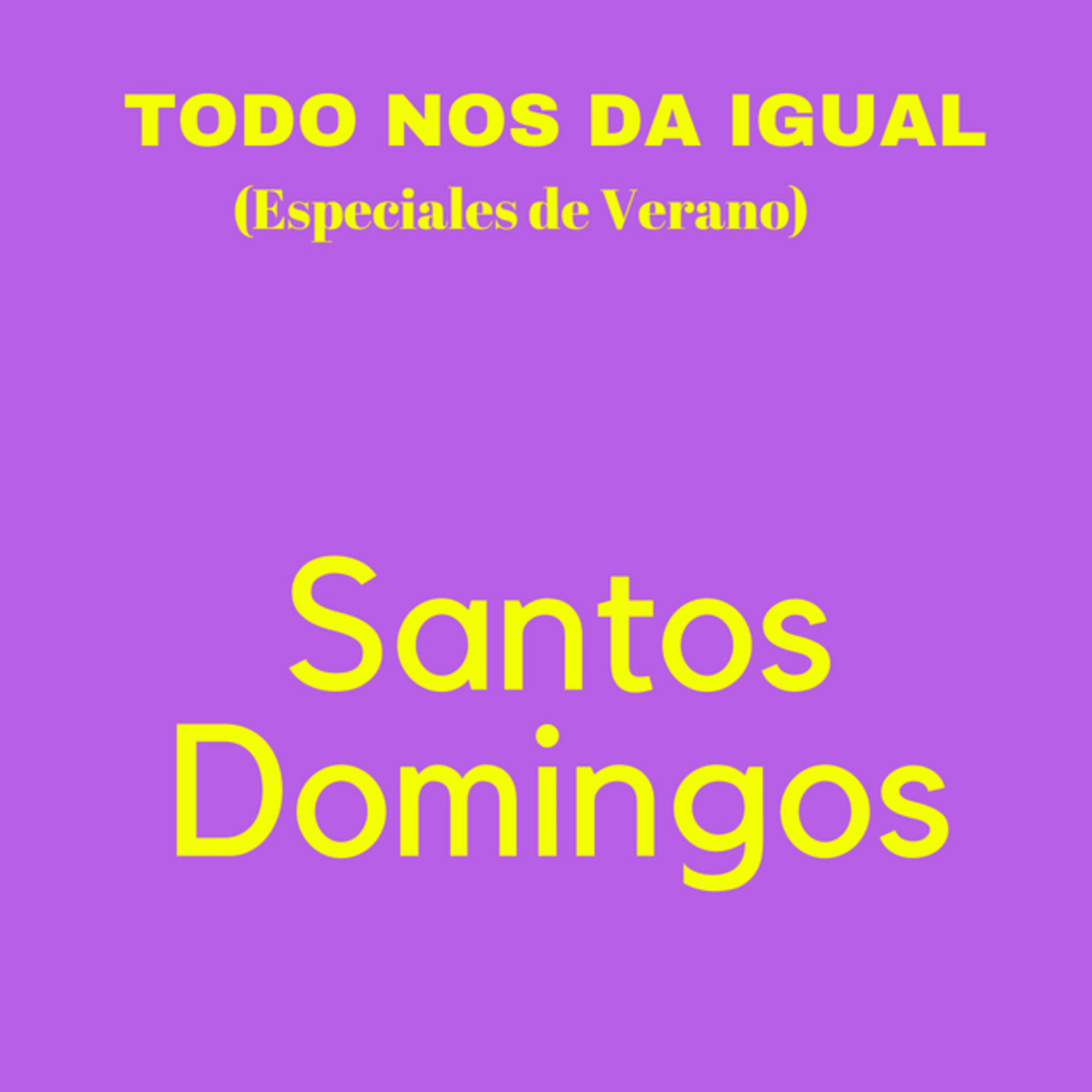 TONDI. SANTOS DOMINGOS ( El dinero y la felicidad). episode artwork