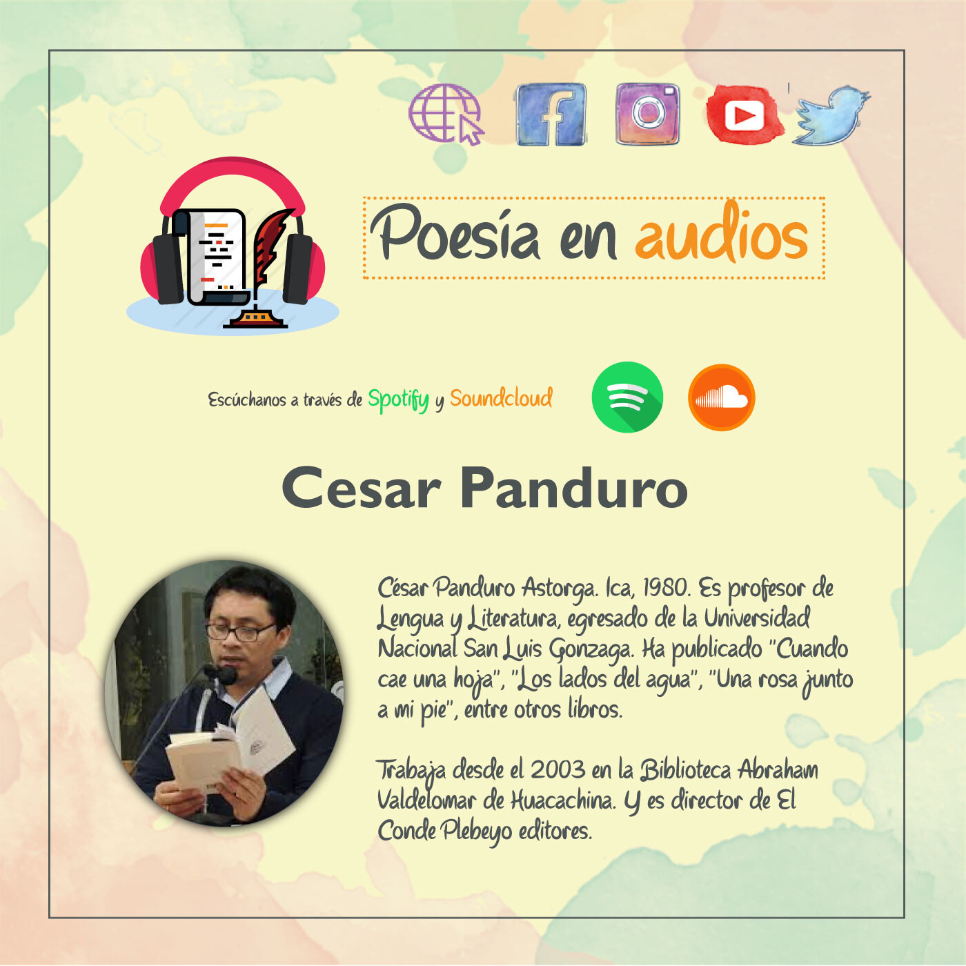 | Poesía en audios |