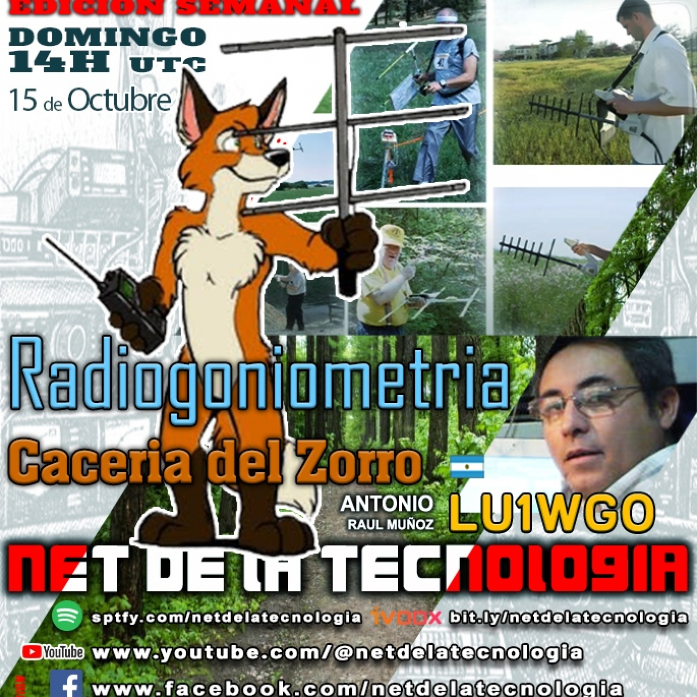 #428 La Radiogoniometria-Caceria del zorro por LU1WGO Antonio Raul