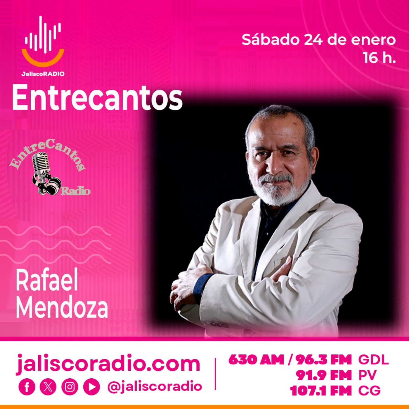 Programa Entrecantos 24 de enero, 2026: Rafael Mendoza episode artwork