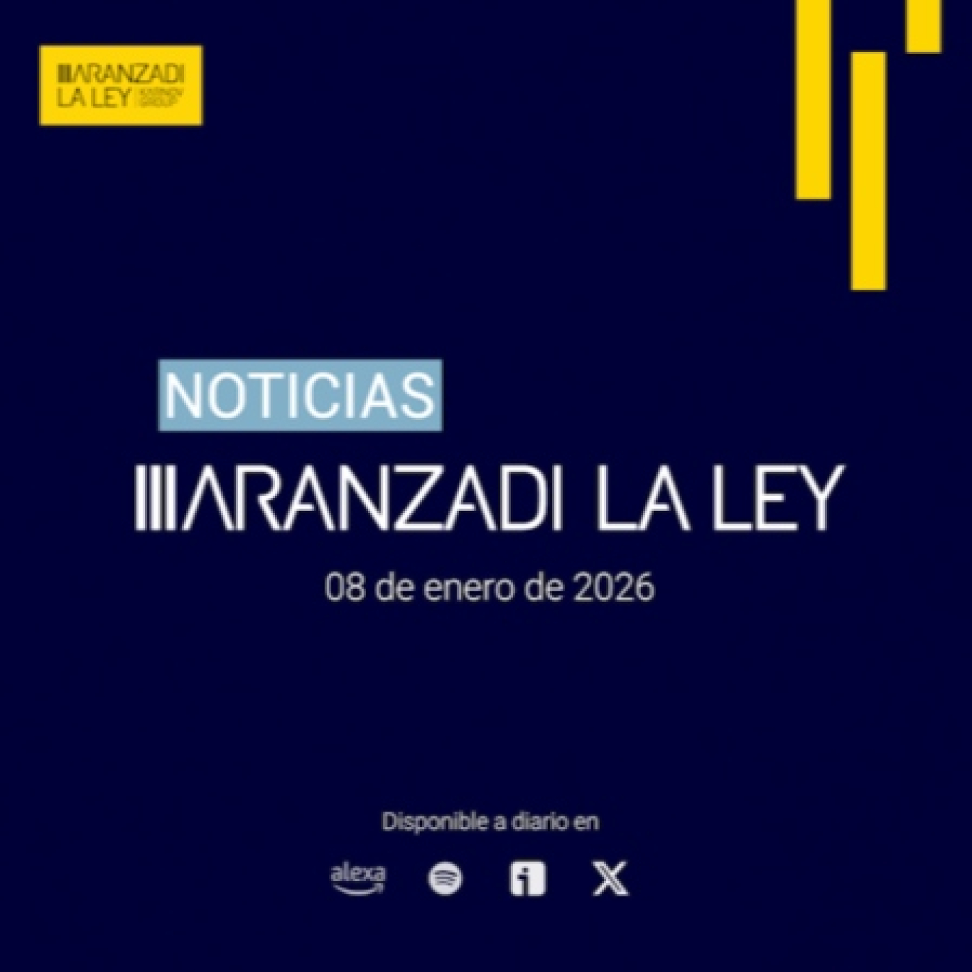 #NoticiasLALEY Jueves 8 de enero episode artwork