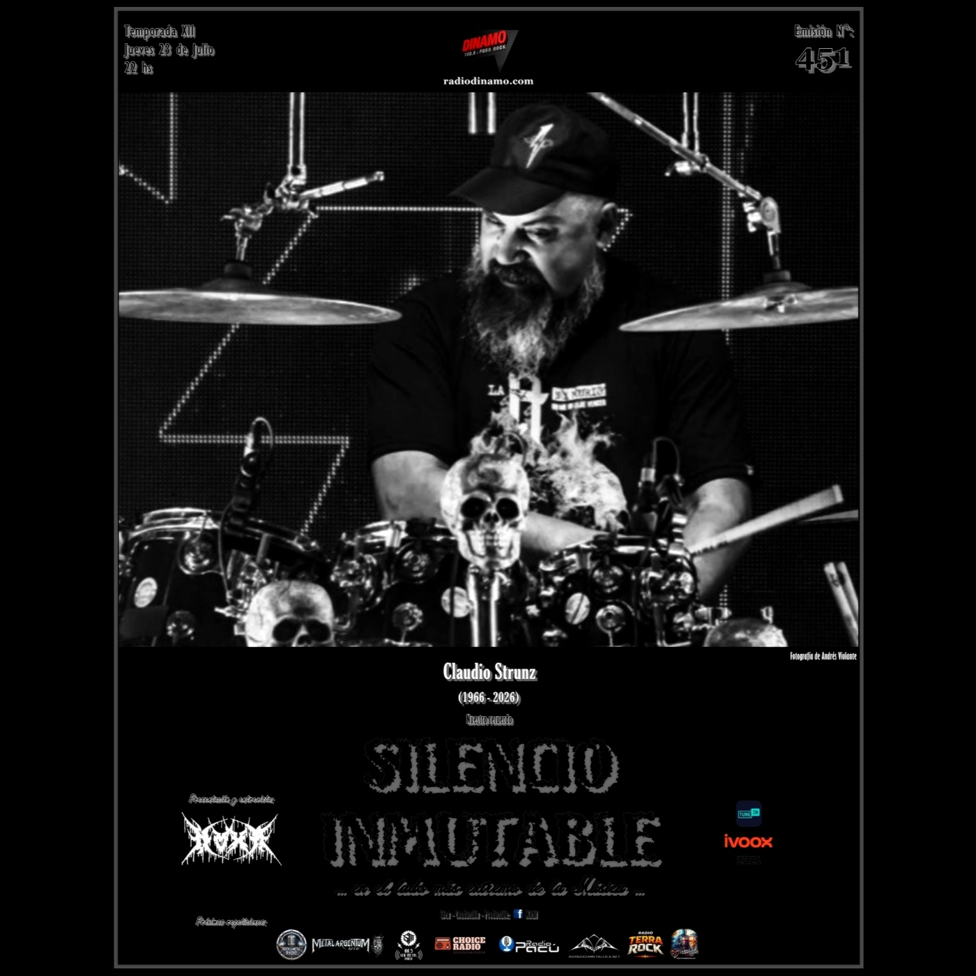 SILENCIO INMUTABLE - Emisión Nº 451. episode artwork