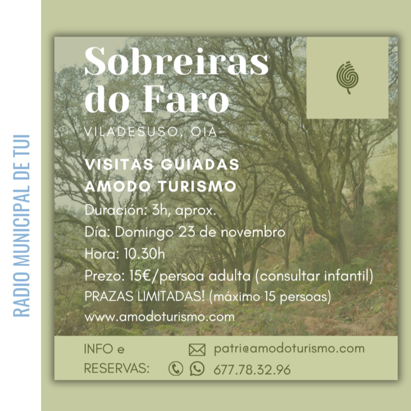 Ent. Patricia Múñoz, de Amodo Turismo | Ruta polas Sobreiras do Faro episode artwork