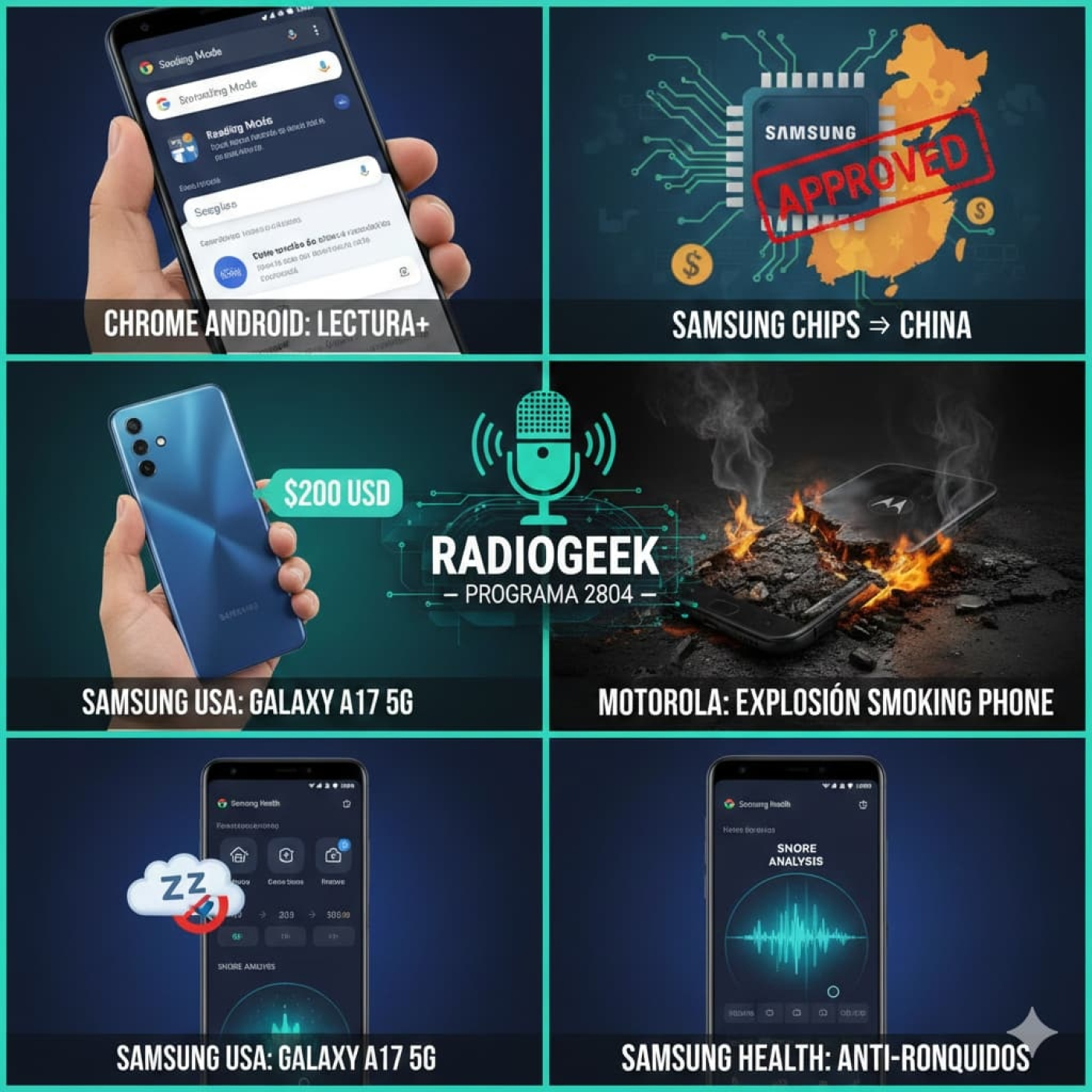 Radiogeek 2804 - Otro Smartphone Motorola que explota!