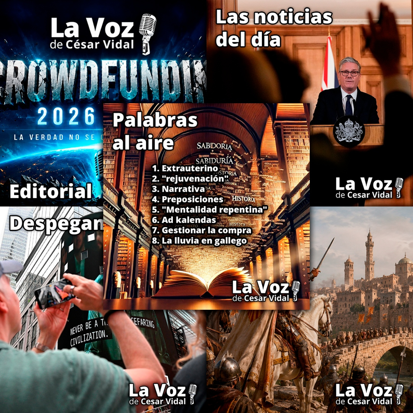 Programa Completo de La Voz de César Vidal - 15/06/26 episode artwork