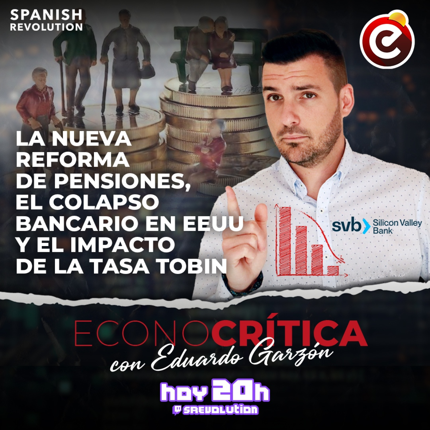 Econocrítica 1x10 Completo - Colapso de Silicon Valley Bank, reforma de pensiones y Tasa Tobin