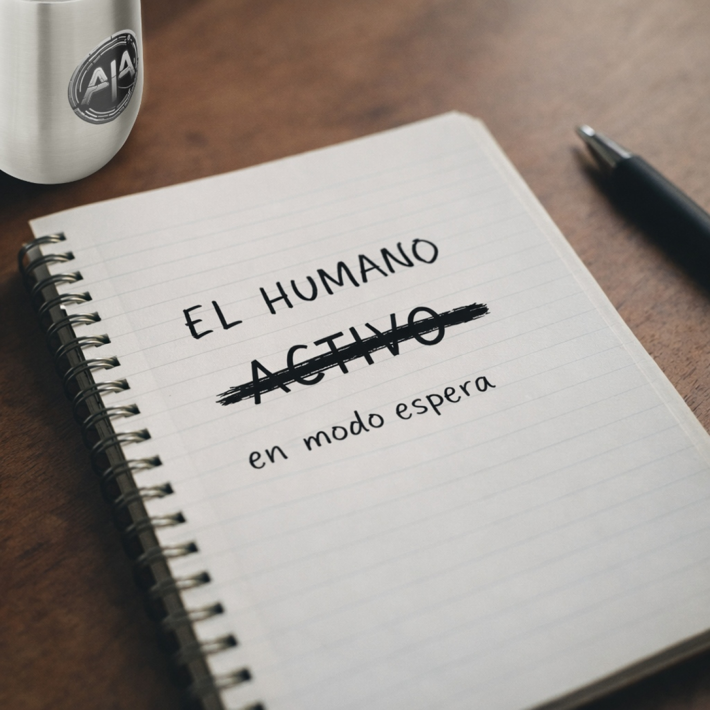 El humano en modo espera El humano en modo espera
