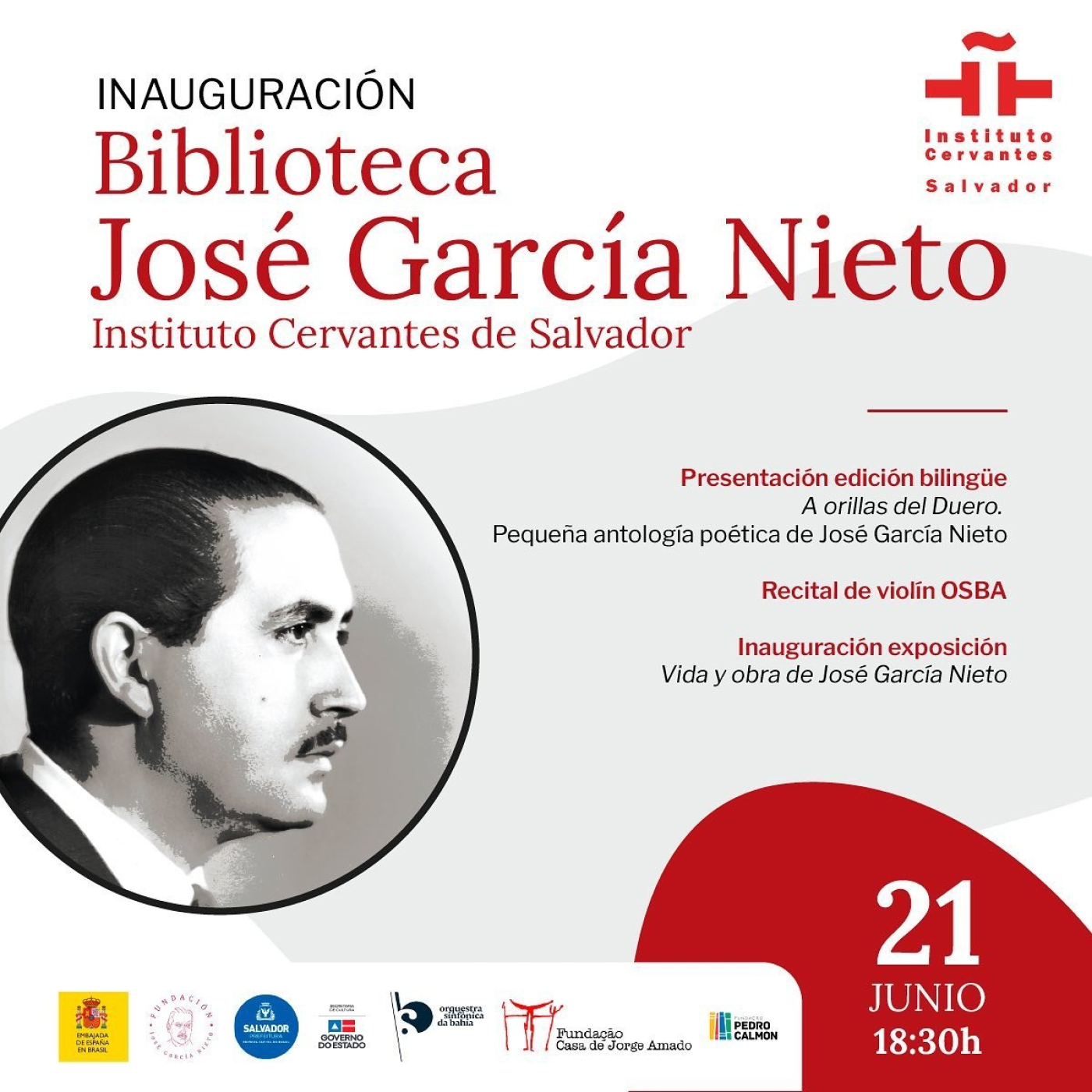 Inauguración de la biblioteca José García Nieto del Instituto Cervantes de Salvador episode artwork