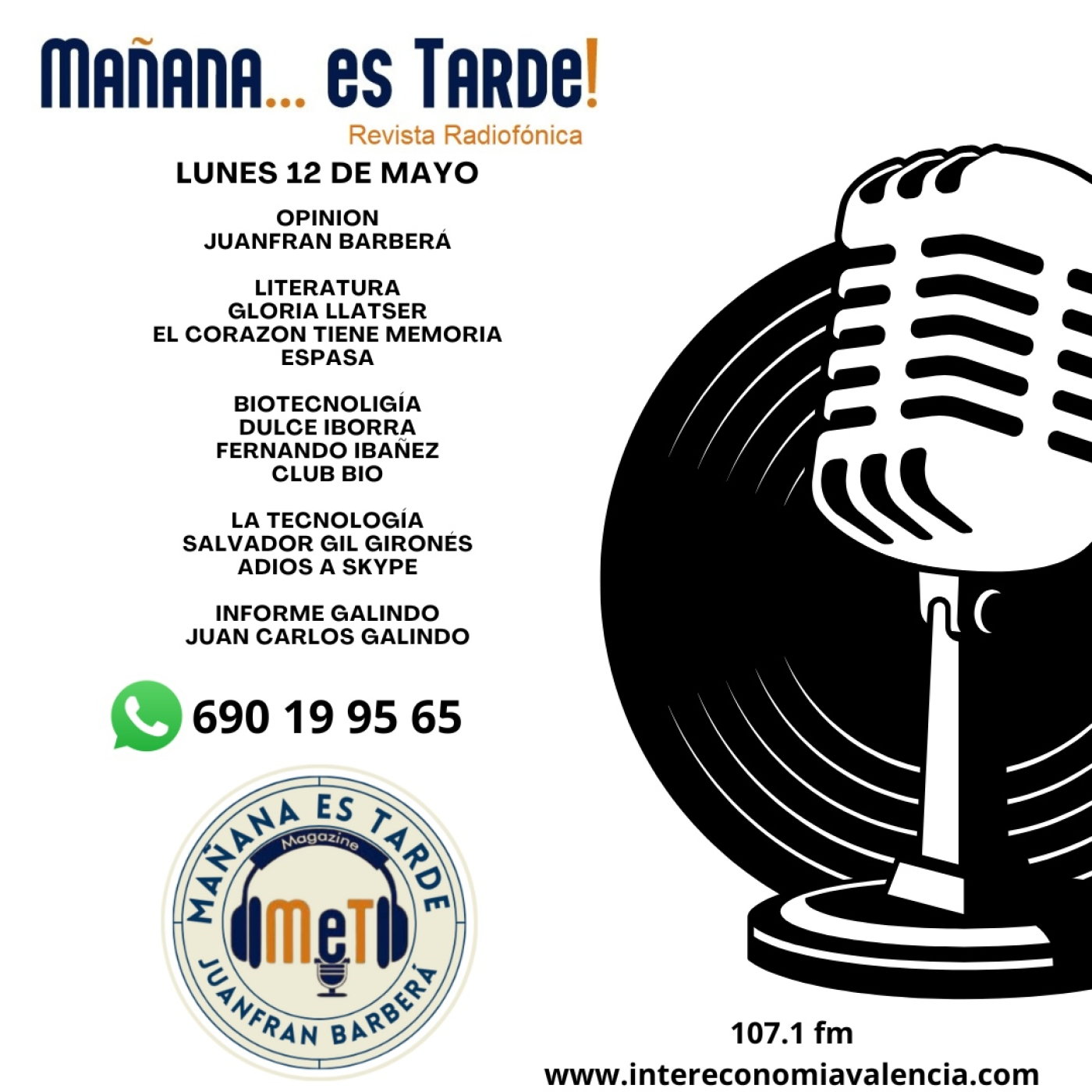 MAÑANA ES TARDE!!! MET