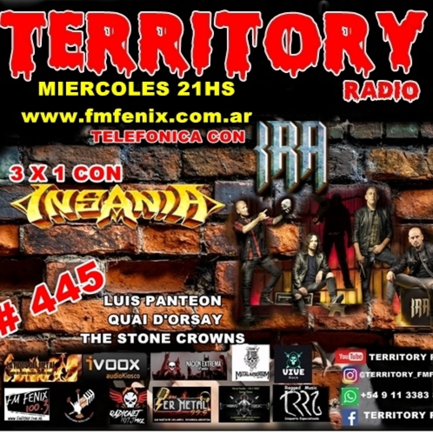 TERRITORY RADIO #445 (09-08-2023) IRA episode artwork