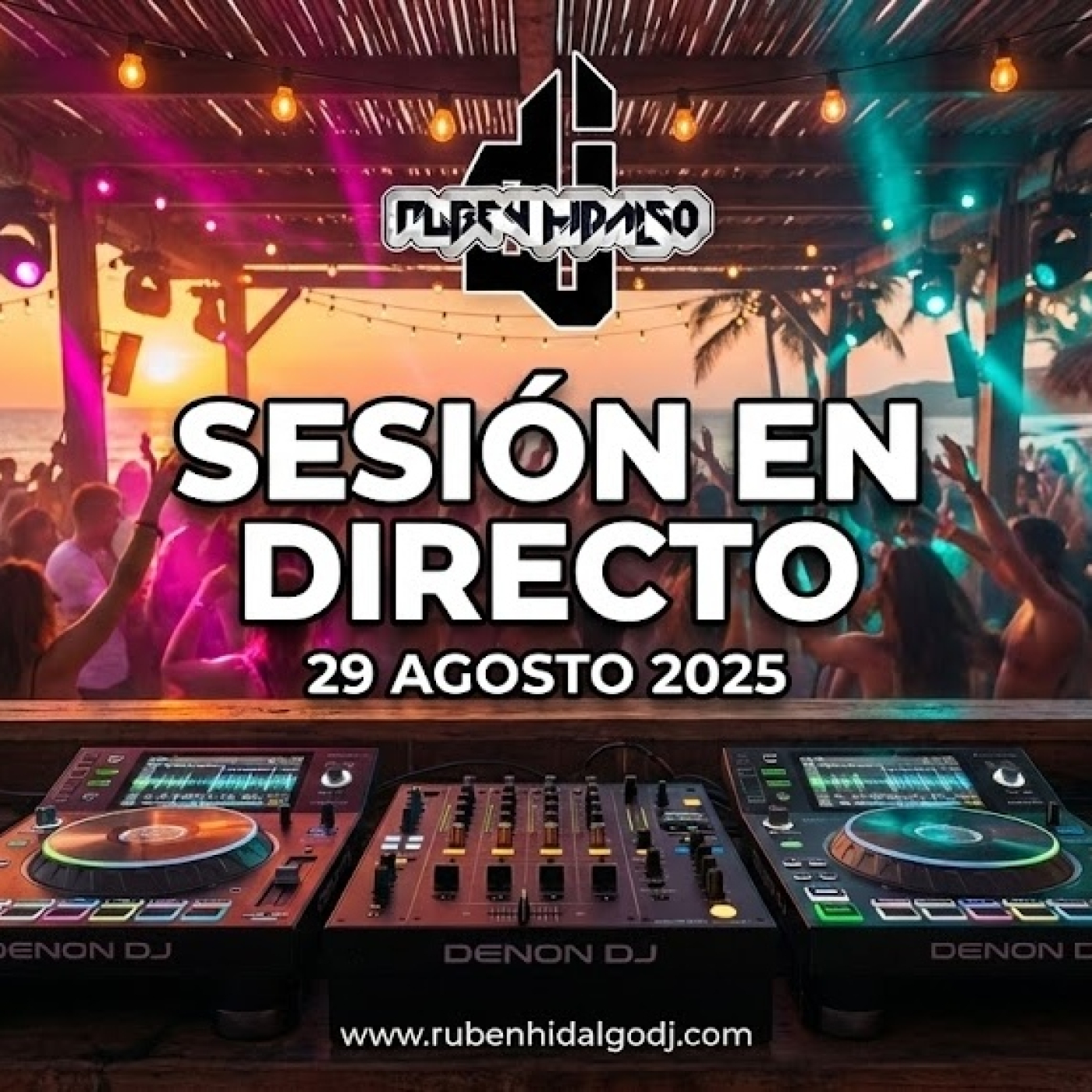 Dj Ruben Hidalgo - Sesión en Directo - 29 Agosto 2025 - www.rubenhidalgodj.com episode artwork