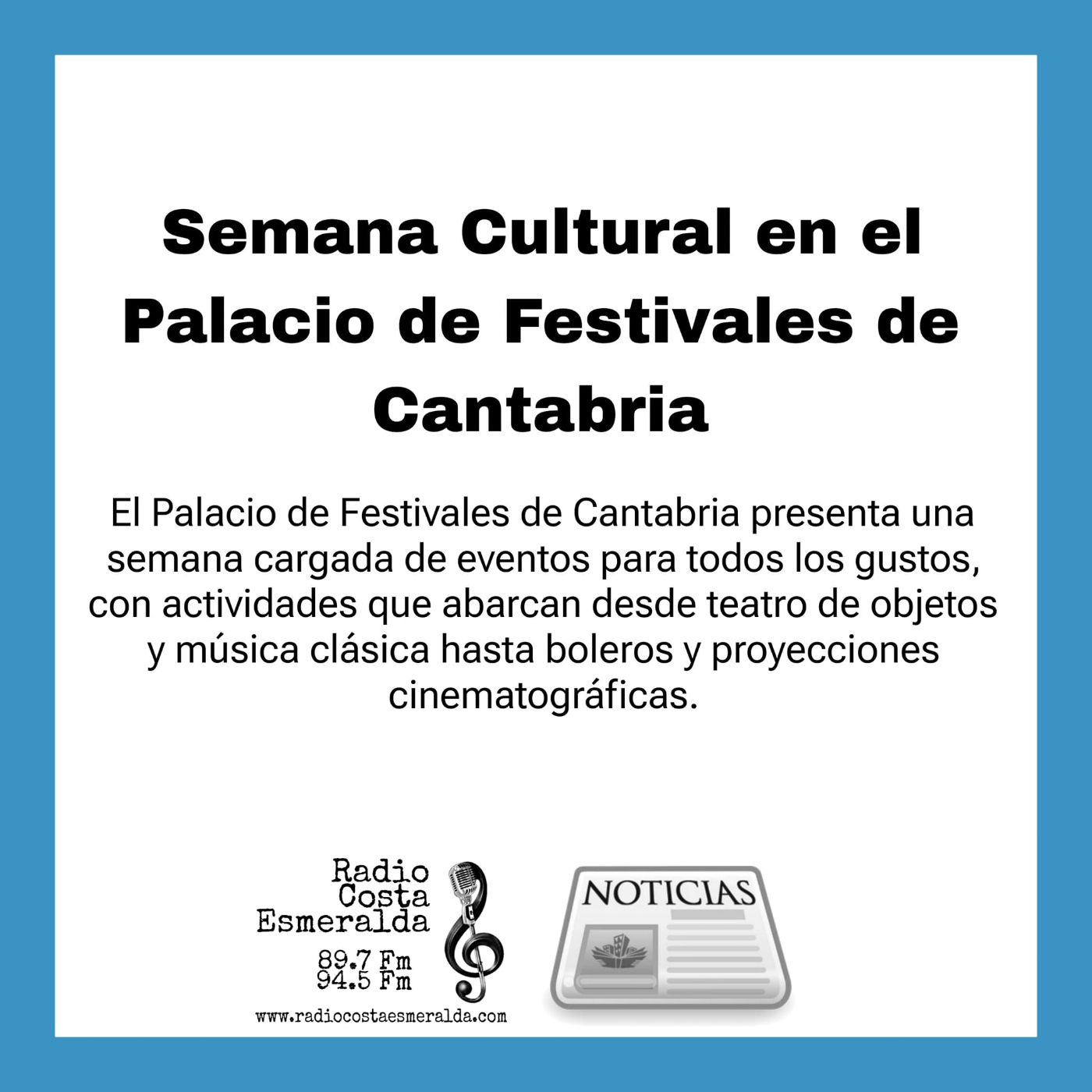 Programación de esta semana en el Palacio de Festivales de Cantabria episode artwork
