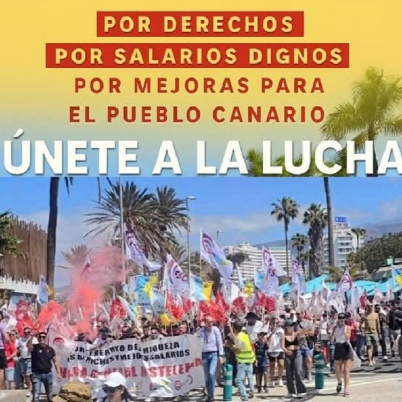 Paz, vivienda y más salarios en concentración proletaria