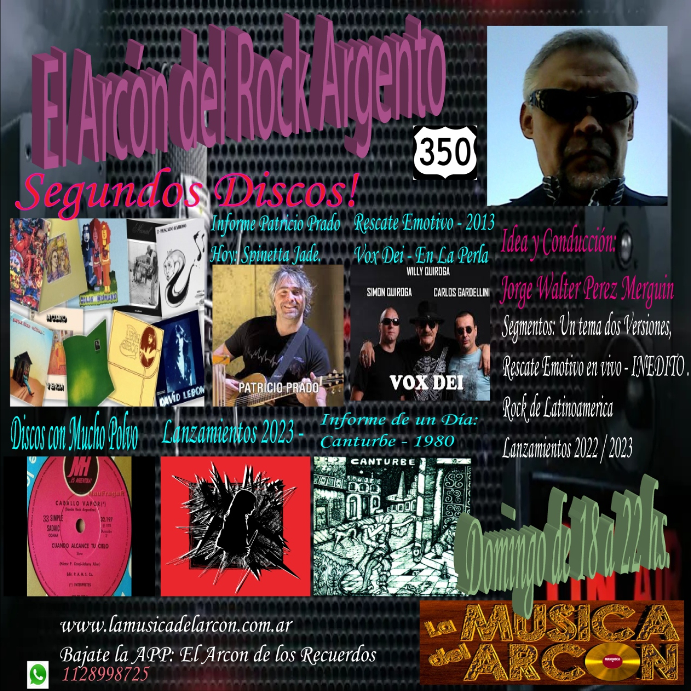 El Arcon del Rock Argento - Emision nº 350 Segundos Discos - 03-09-2023 episode artwork