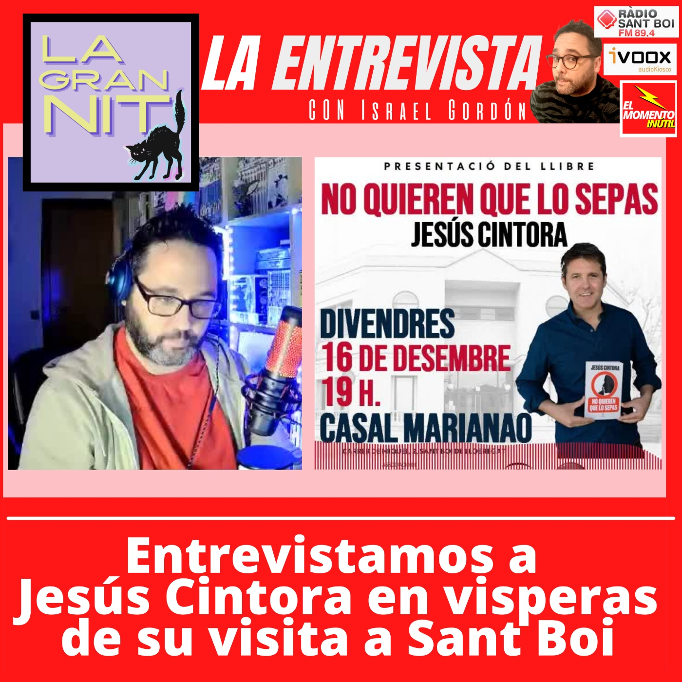 Entrevistamos a Jesús Cintora sobre "No quieren que lo sepas" episode artwork