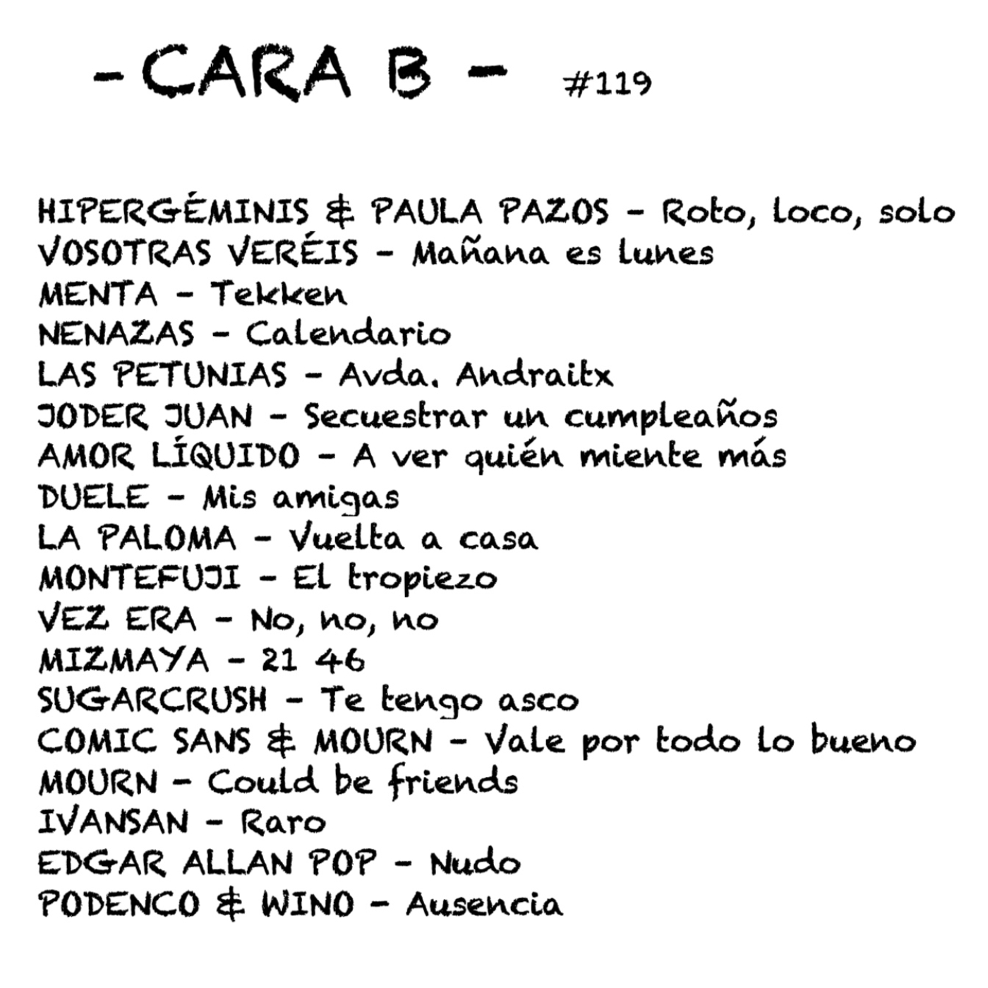 Cara B - 119
