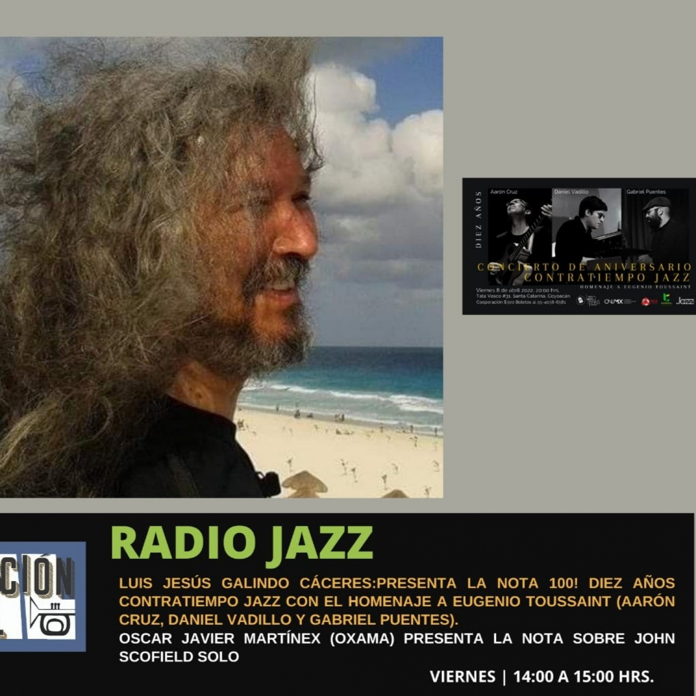 Radio Jazz La nota 100 de "El jazz nos hace mejores personas" - 10 años de Contratiempo Jazz episode artwork
