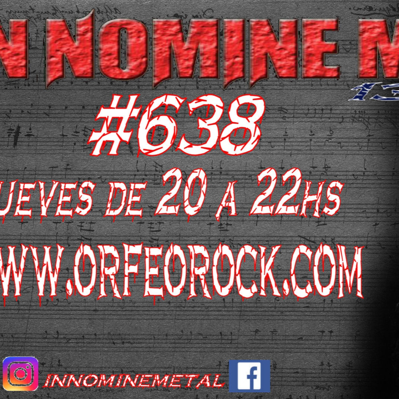 In Nomine Metal 638 - 13-10-2022 episode artwork