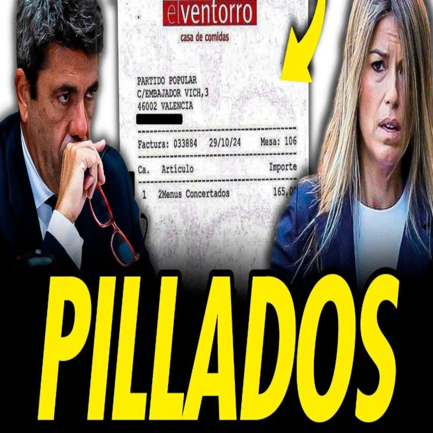 MAZÓN Y VILAPLANA PILLADOS: APARECE EL TICKET DEL VENTORRO Y EL PARKING
