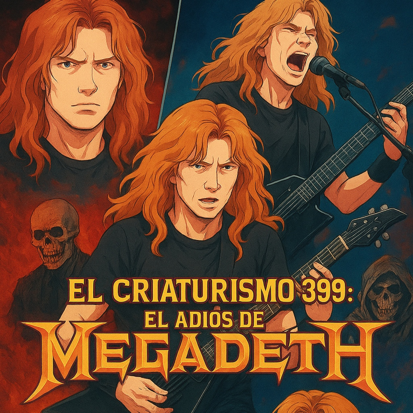 El Criaturismo 399: El adiós de Megadeth / Mis canciones favoritas del Tornado Pelirrojo episode artwork