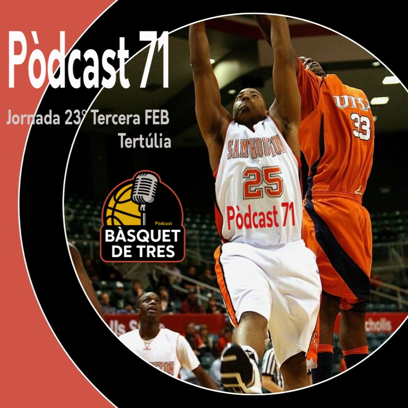 «Bàsquet de Tres» pòdcast 71: Tertúlia i quintet de la jornada 23 episode artwork