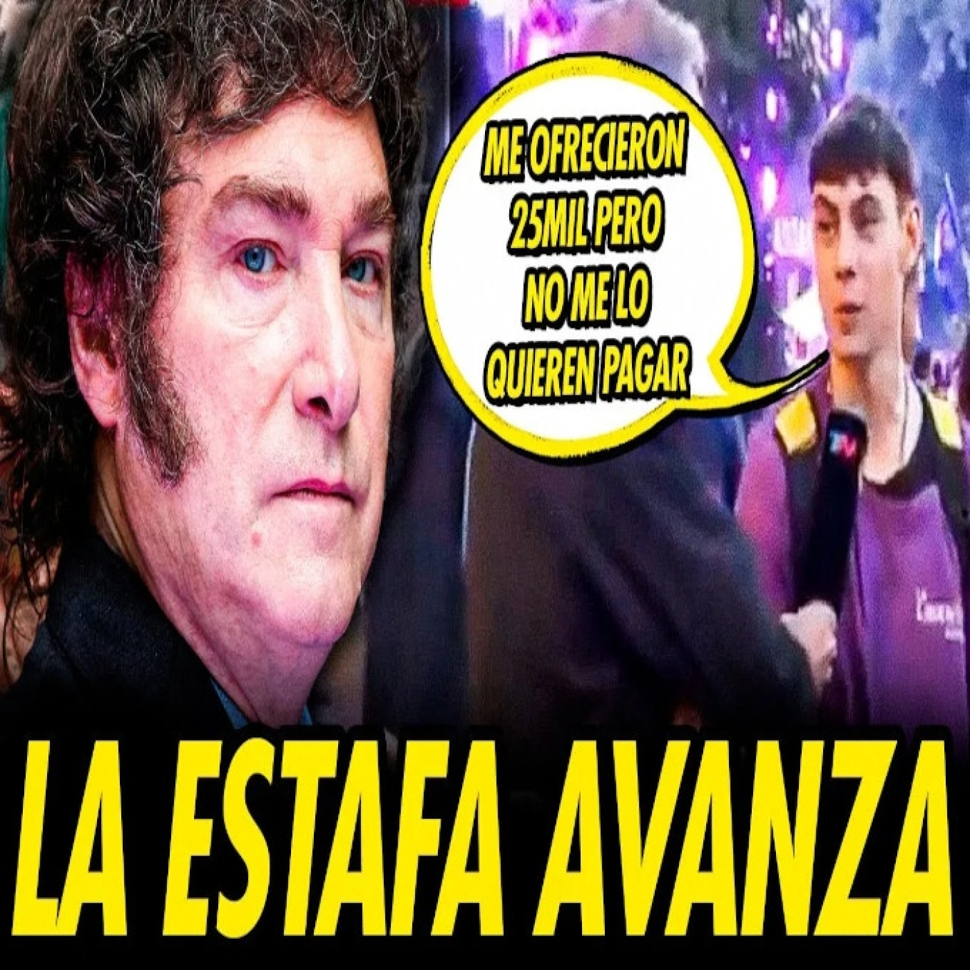 ELECCIONES EN ARGENTINA: MILEI "PAGA" MILITANTES PARA LLENAR SUS ACTOS PERO...