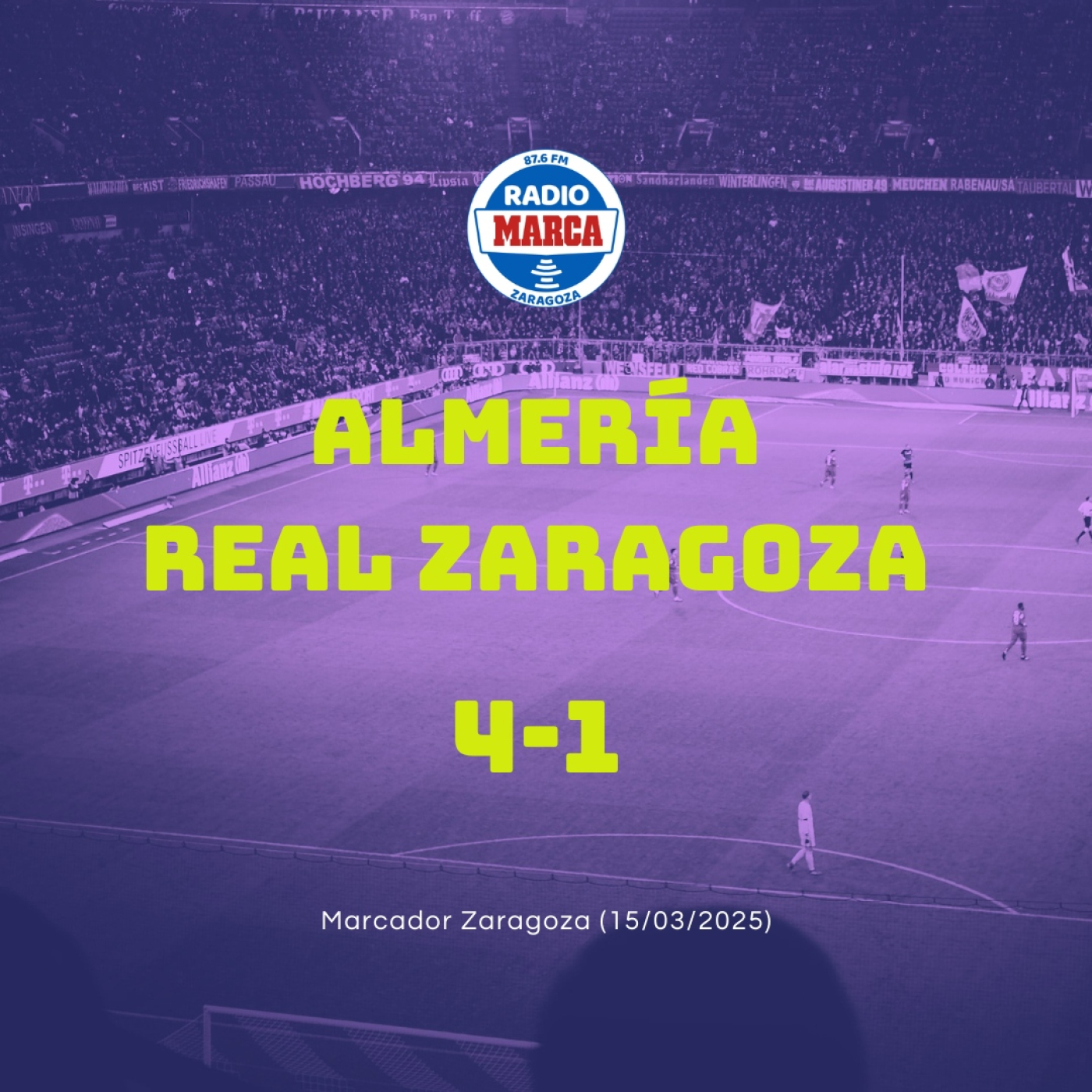 15-03-2025 - Marcador Zaragoza Partido episode artwork