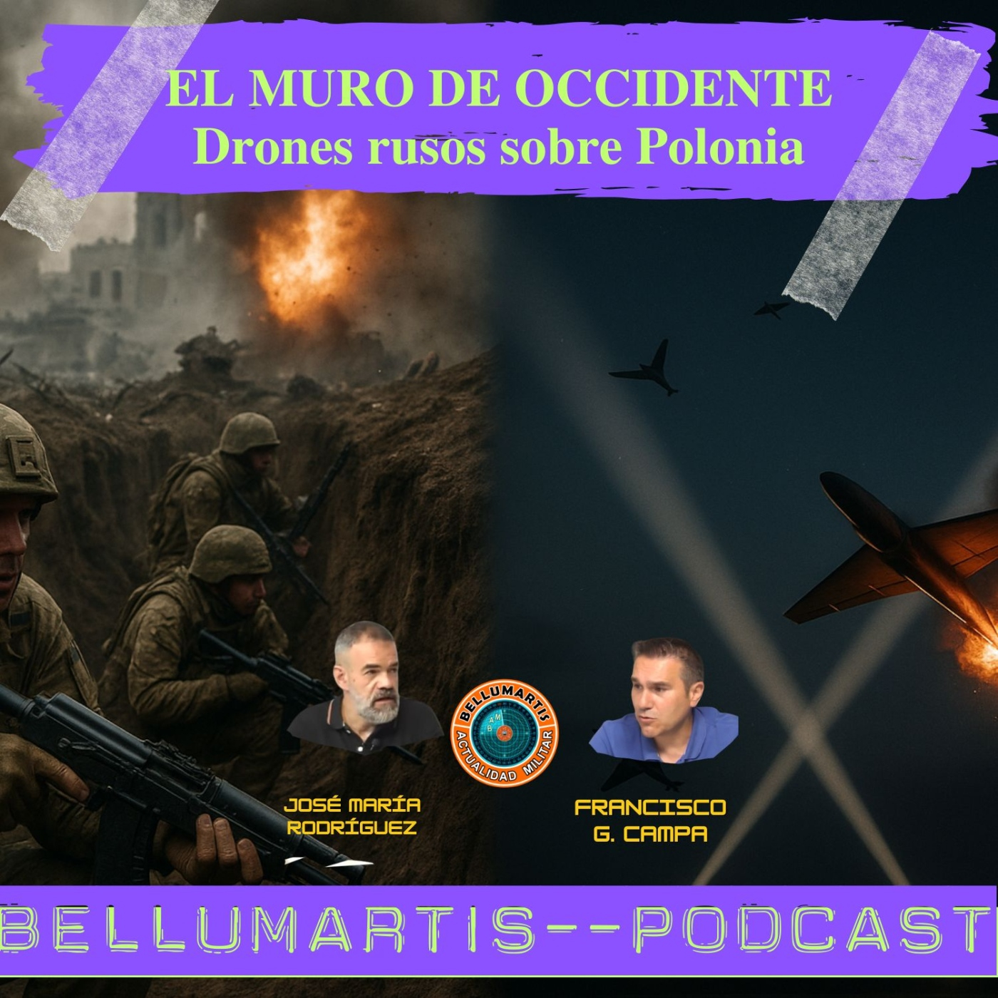 EL MURO DE OCCIDENTE: Ucrania frena a Rusia mientras los drones caen sobre Polonia. ¡ALARMA EN EUROPA! FRENTE DE BATALLA