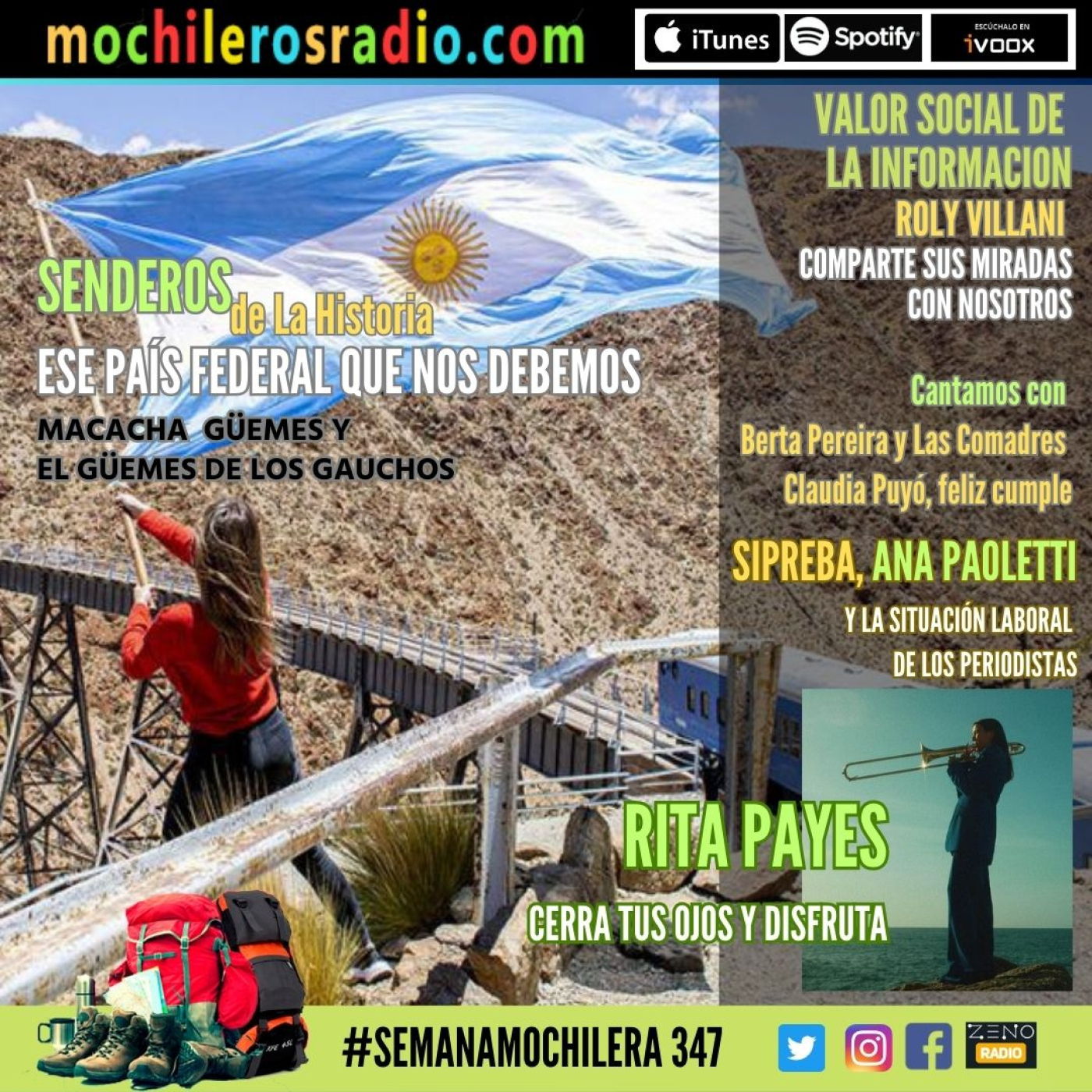 Mochileros 347 9 de junio de 2023 episode artwork