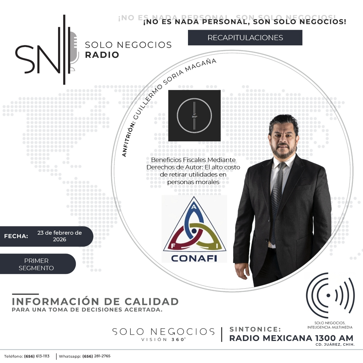 [SNR] Primer segmento de Solo Negocios Radio del 23 de febrero de 2026 episode artwork