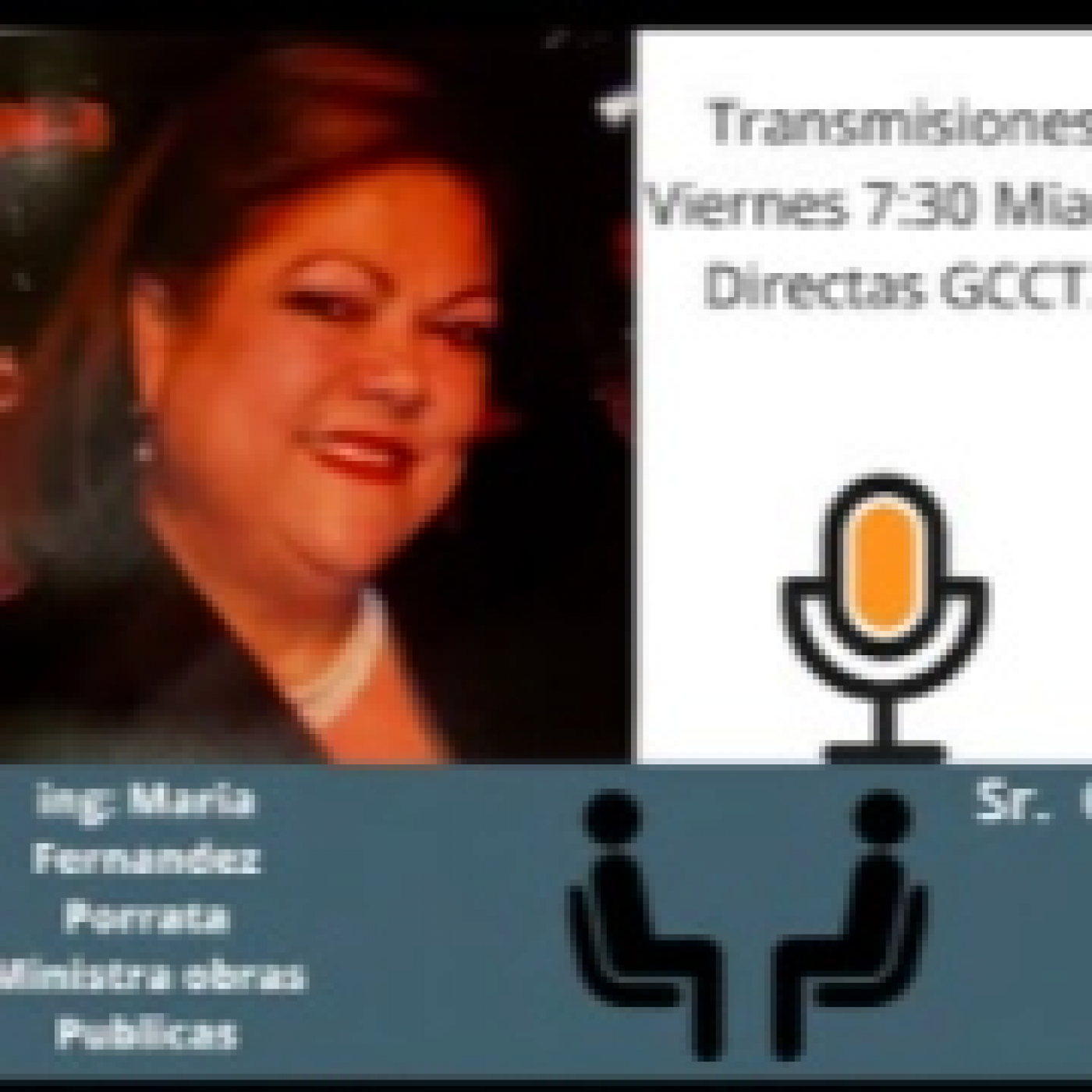 Entrevista a la Ministra de Obras Publicas Maria Fernandez Porrata