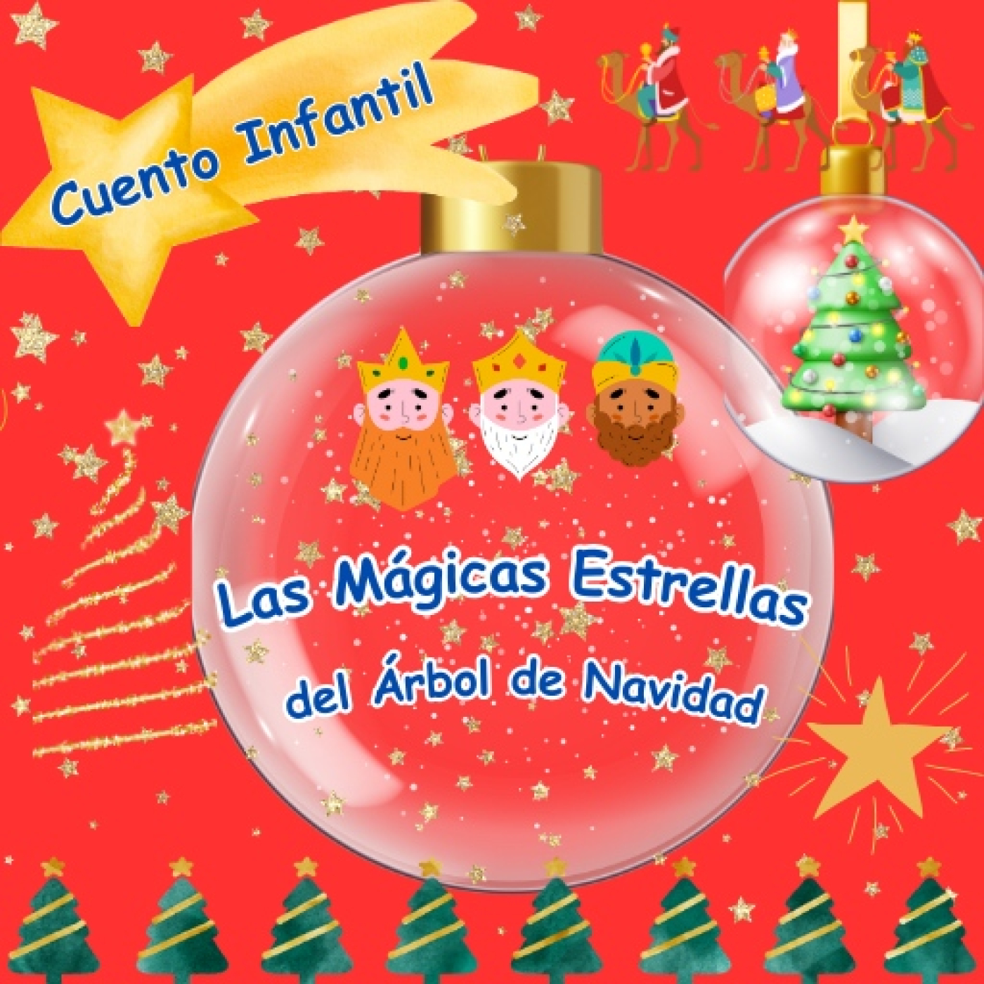 Las Estrellas Mágicas del Árbol de Navidad   Cuento Infantil con Valores Especial Reyes Magos