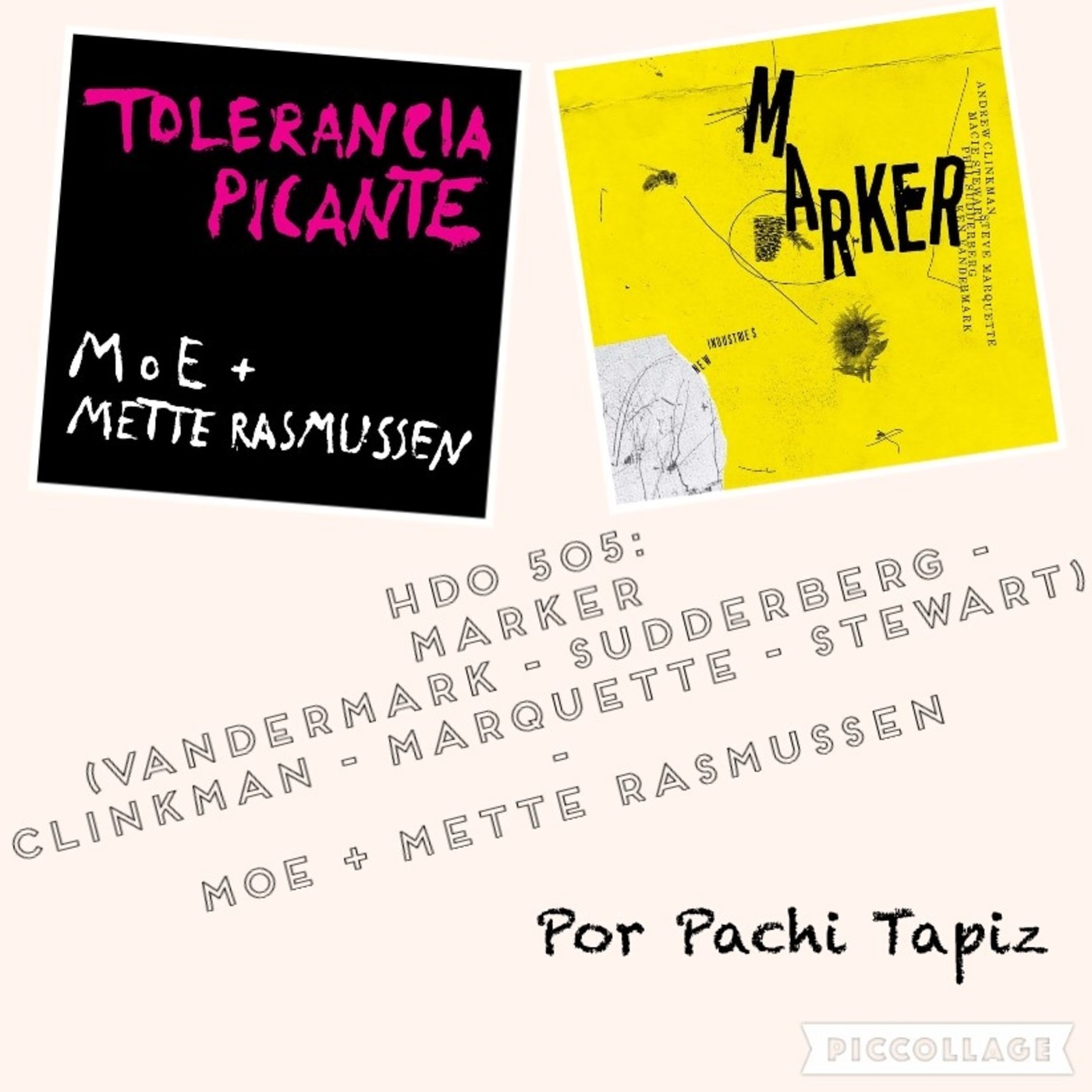 HDO 505. Marker (Vandermark, Clinkman, Marquette…) – MoE + Mette Rasmussen episode artwork