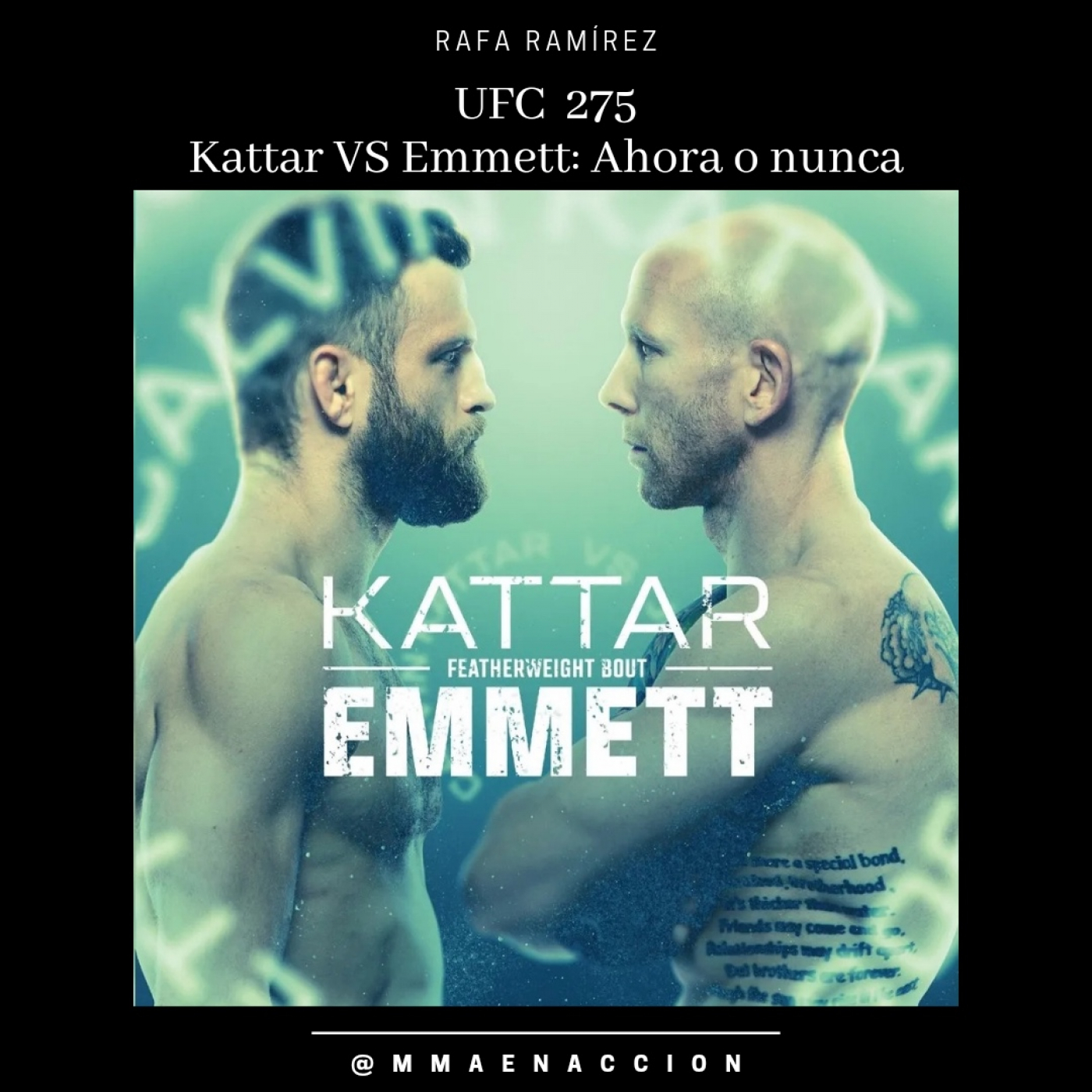 UFC on ESPN 37 Kattar vs Emmett - Ahora o nunca. episode artwork
