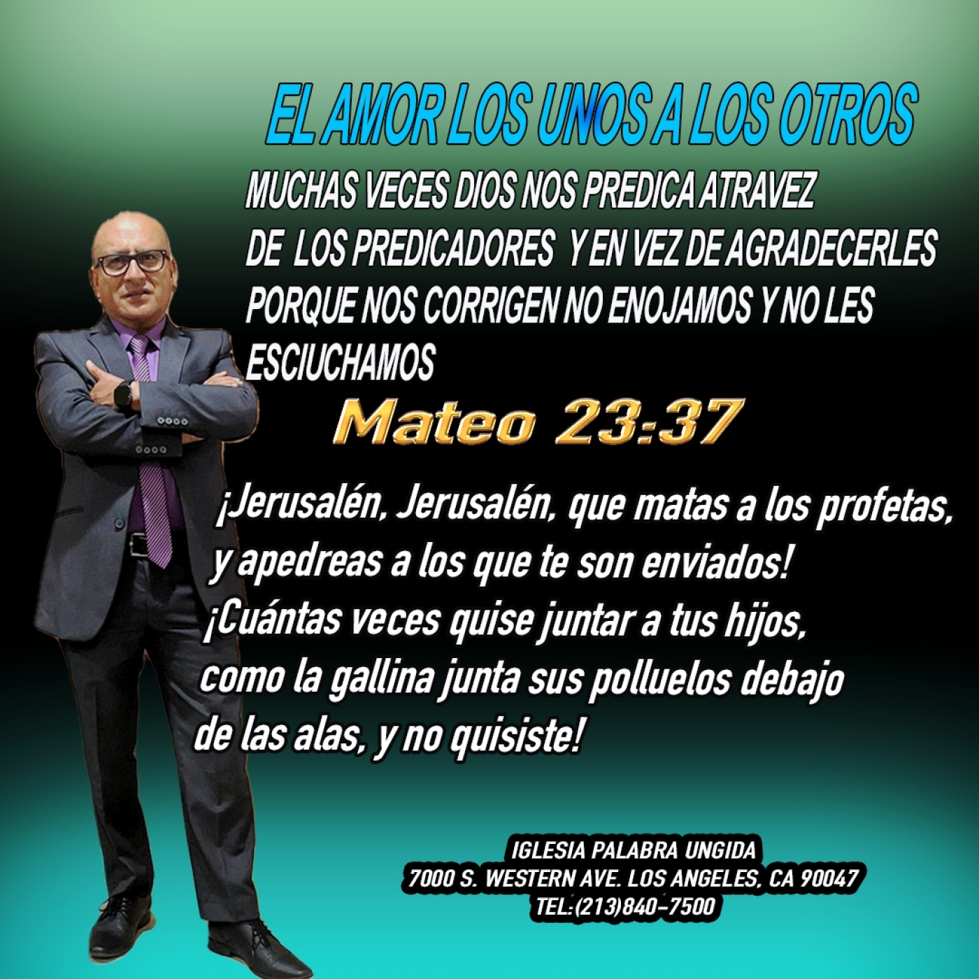 el amor los unos a los otros /Edgar Calderon/Radio Palabra Ungida episode artwork