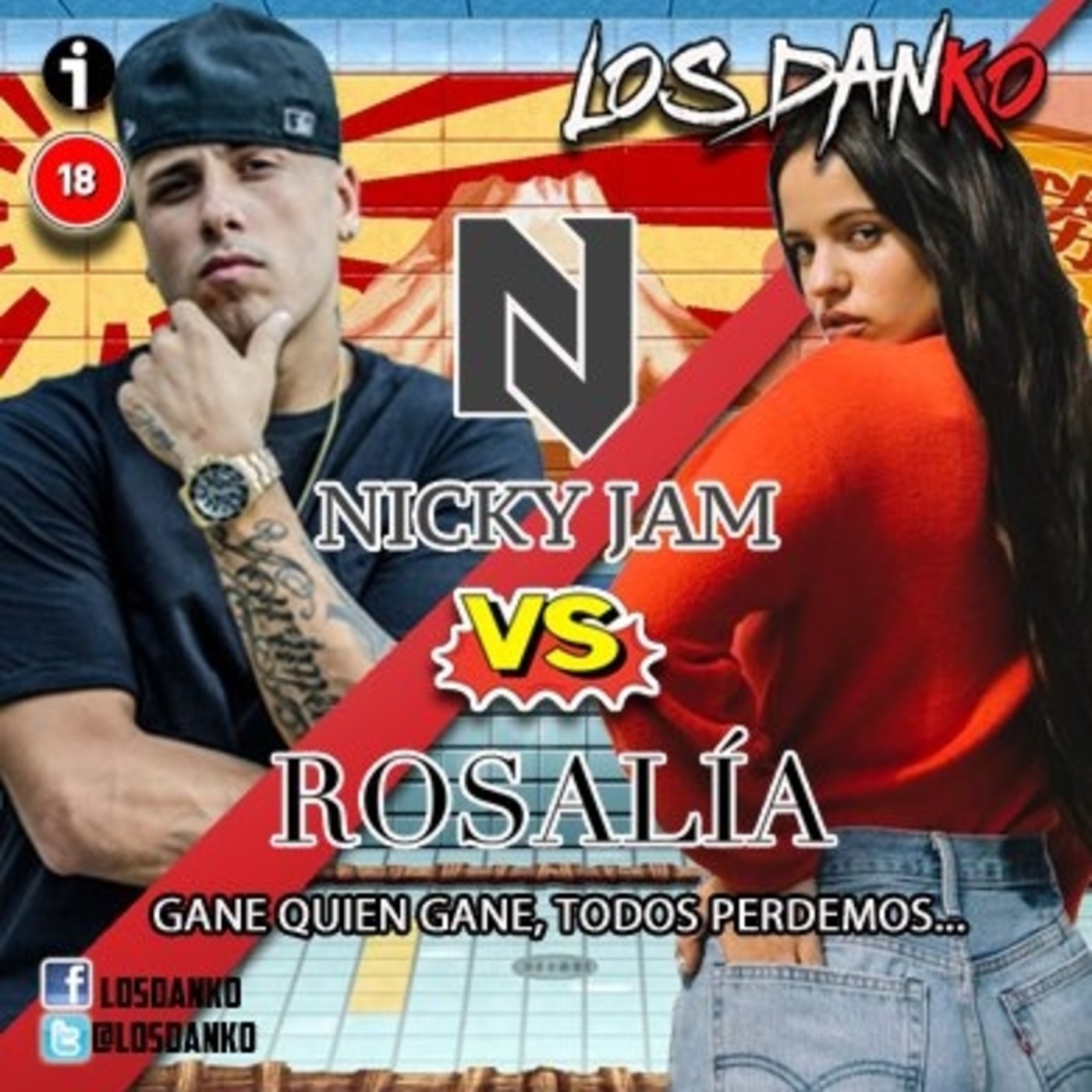 LOS DANKO 11x16 - NICKY JAM vs ROSALIA episode artwork