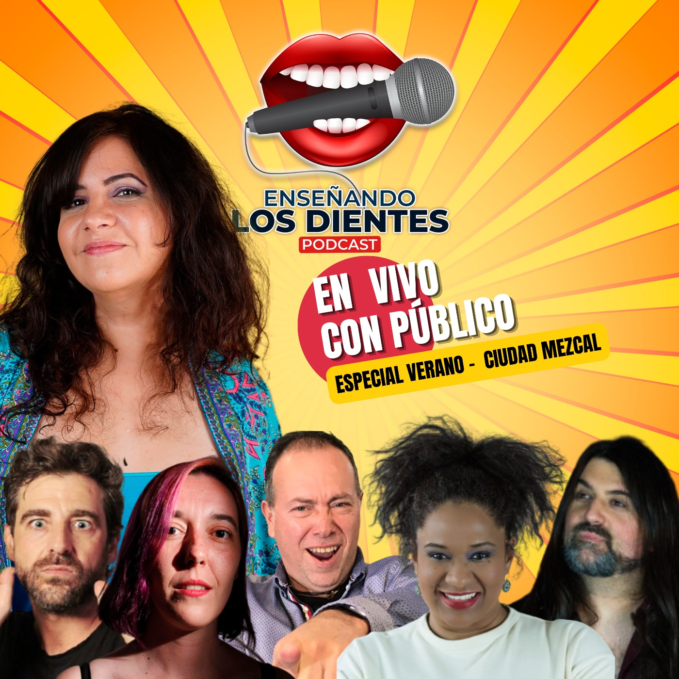 Enseñando los dientes