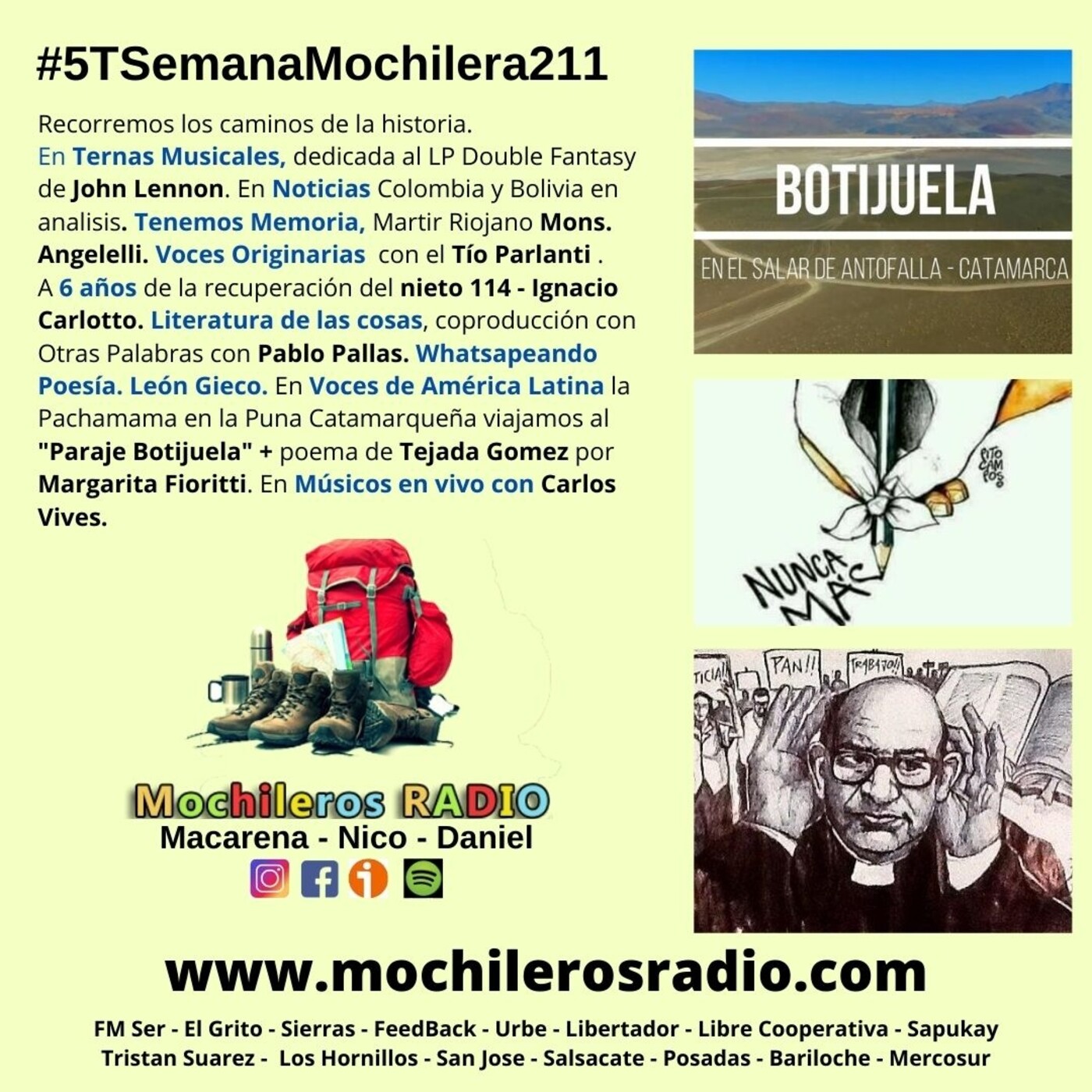 Mochileros 211 - 7 de Agosto 2020 episode artwork