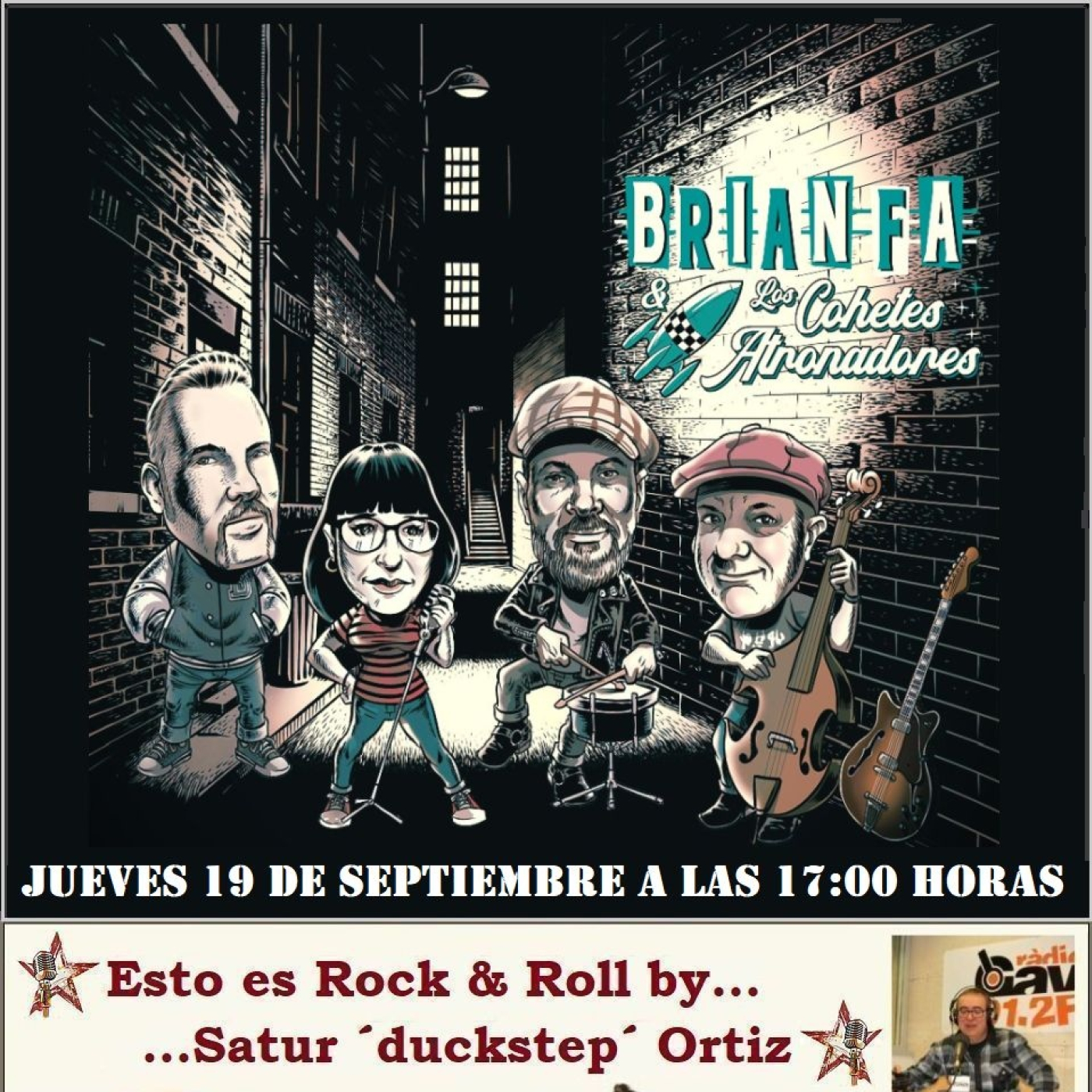 Esto es Rock & Roll con Satur 'Duckstep' Ortiz 1º especial con Brian Fa y los Cohetes Atronadores episode artwork