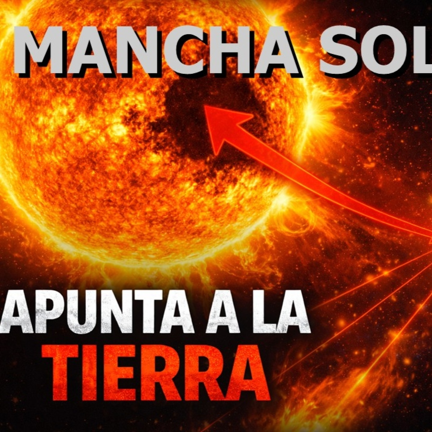 LOS DESVELADOS - MANCHA SOLAR GIGANTE APUNTA HACIA LA TIERRA