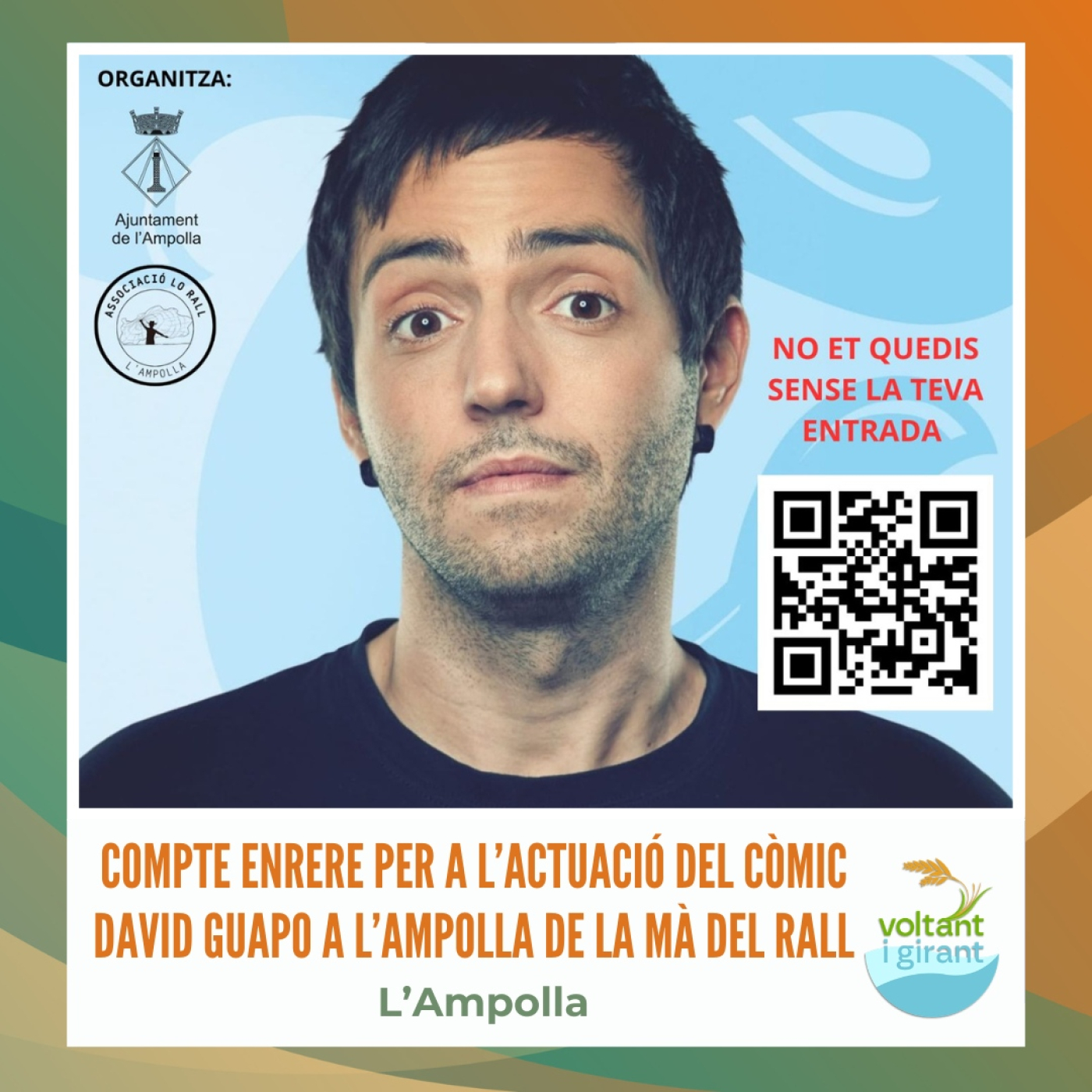 Compte enrere per a l’actuació del còmic David Guapo a l’Ampolla de la mà del Rall episode artwork