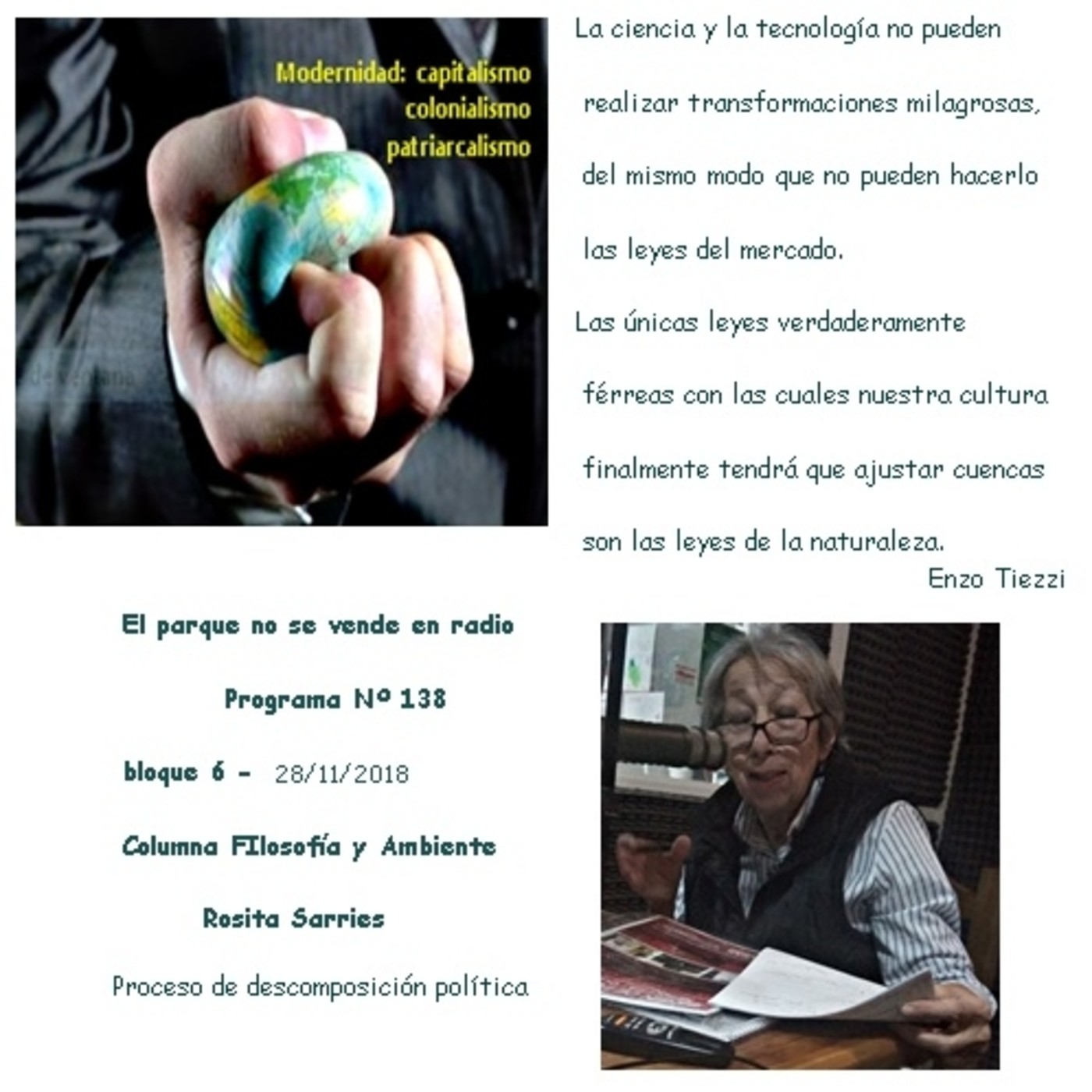 El parque no se vende en radio