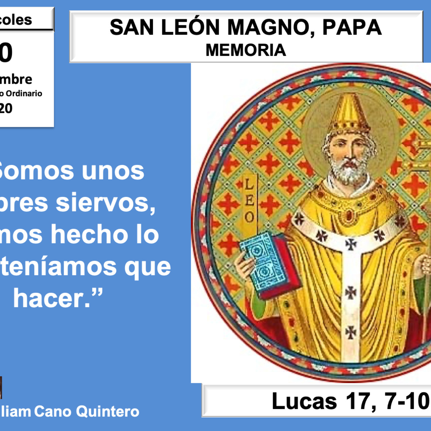 Homilías del Padre William Cano Quintero