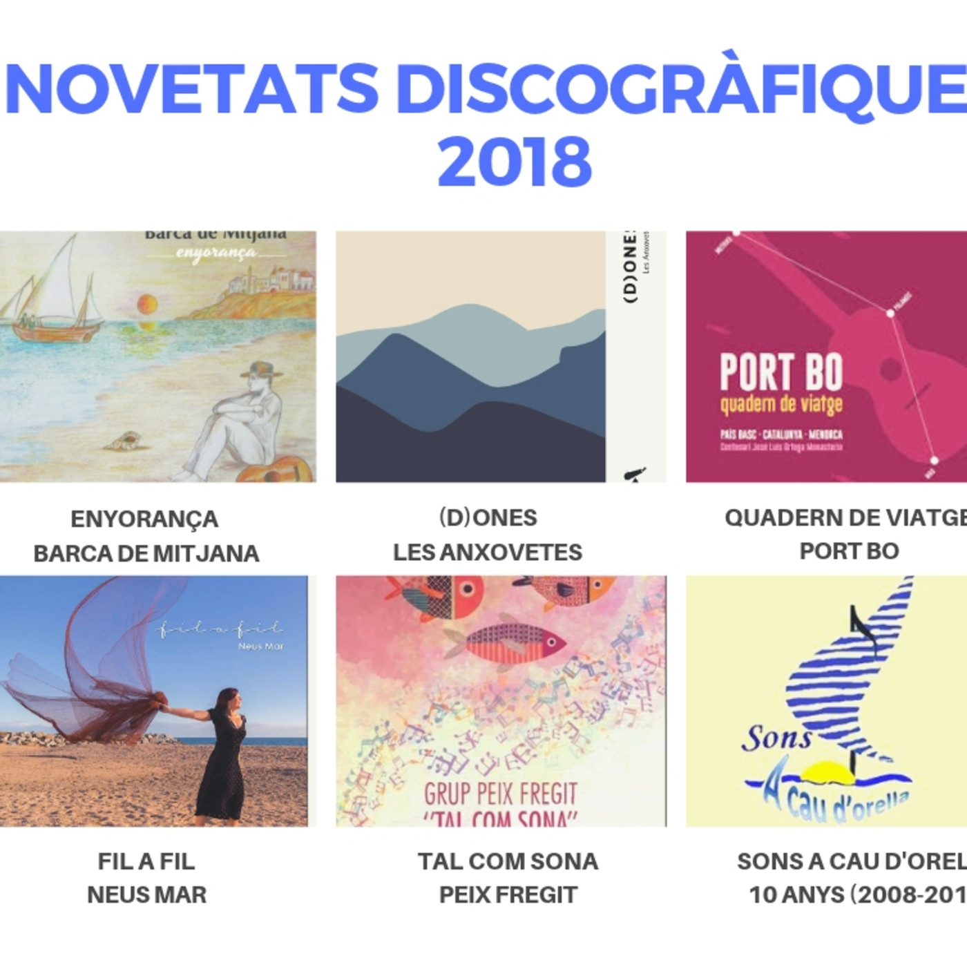 Sons A Cau-Novetats CD 2018