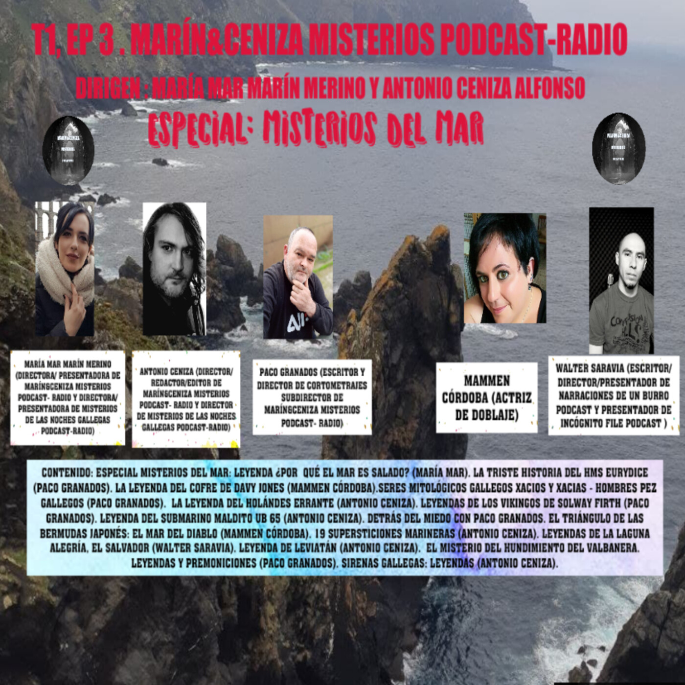 MARÍN&CENIZA MISTERIOS PODCAST-RADIO: T1,EP 3: ESPECIAL MISTERIOS DEL MAR
