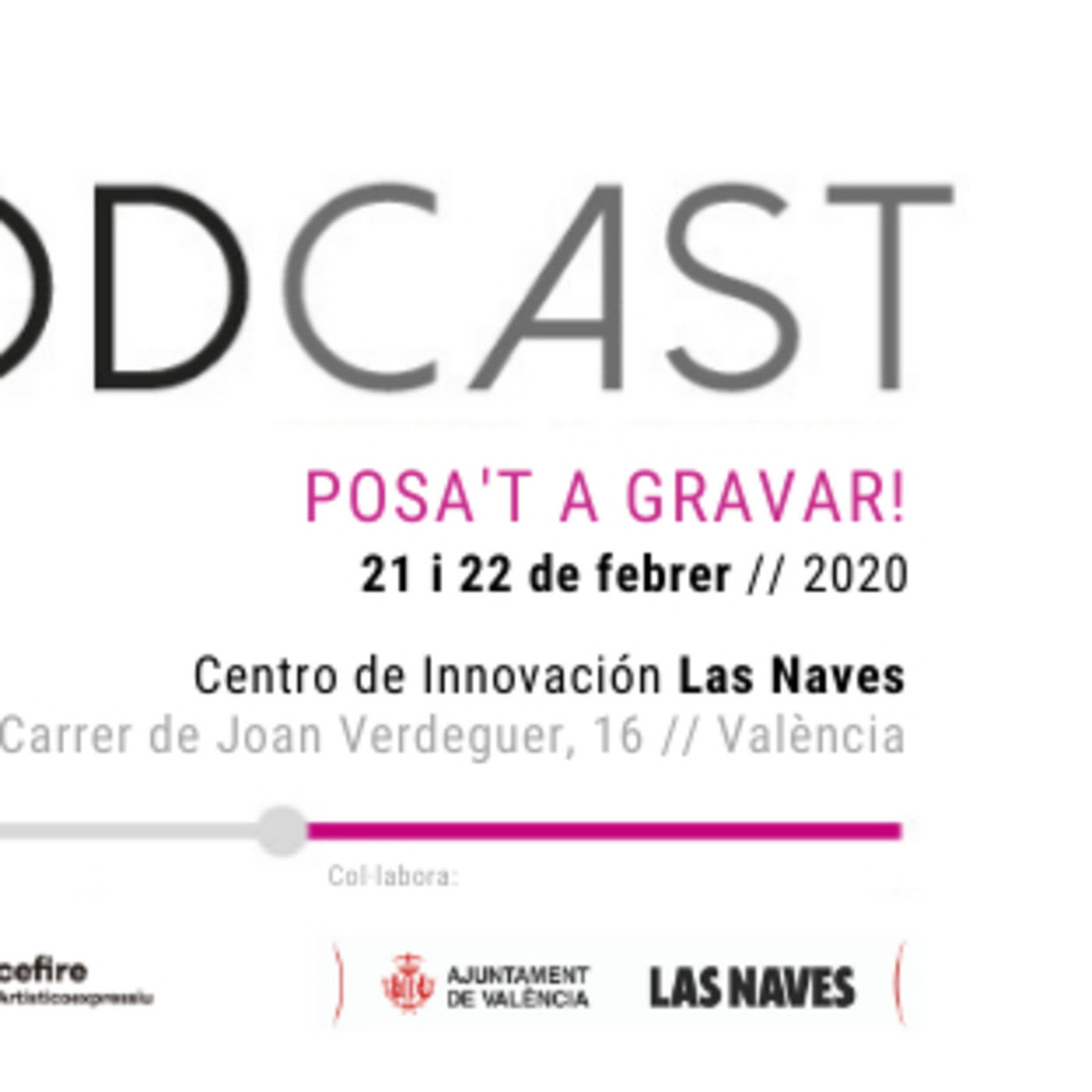Jpodcast: posa\'t a gravar! València 2020