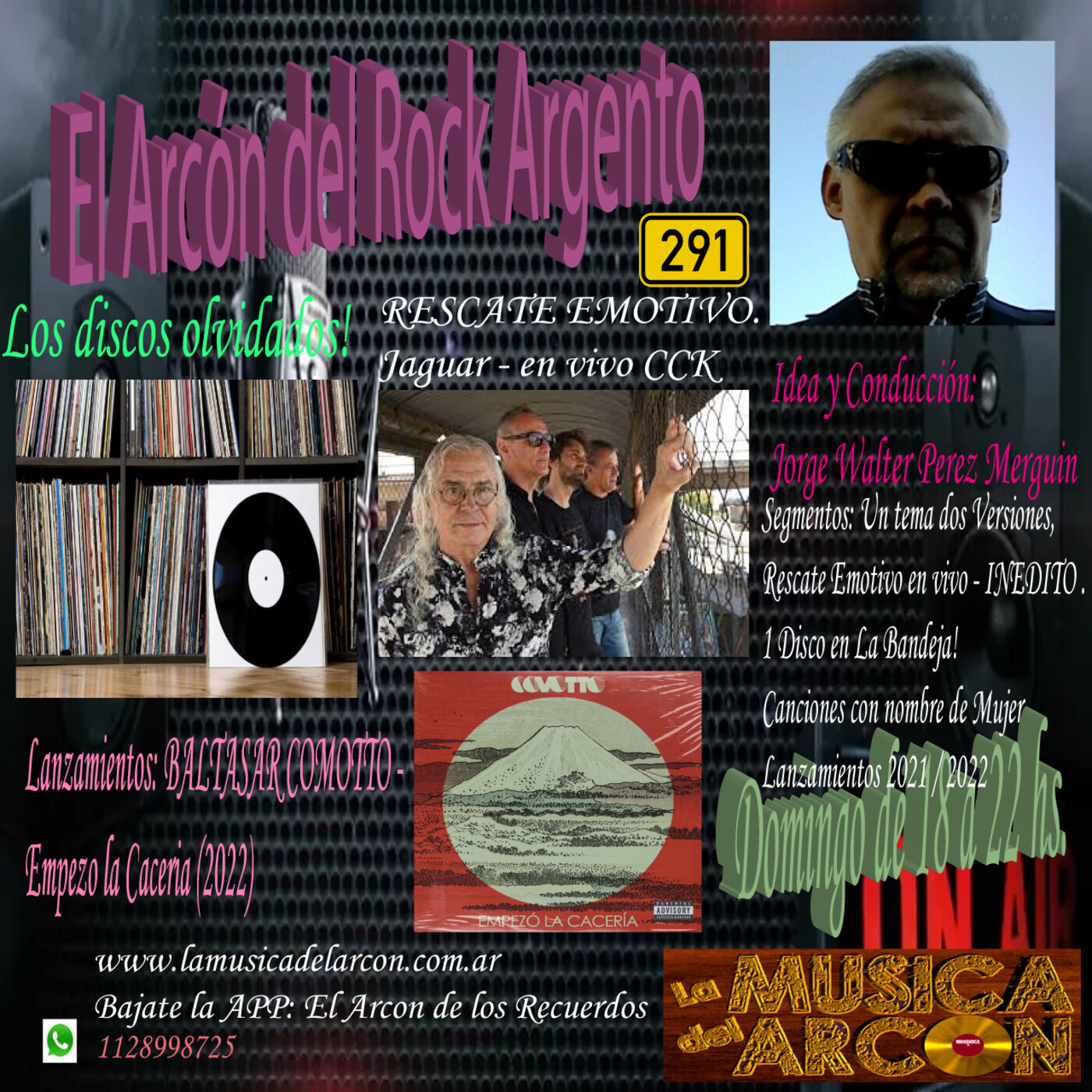 El Arcon del Rock Argento - Emision nº 291 Discos Olvidados - 05-06-2022 episode artwork