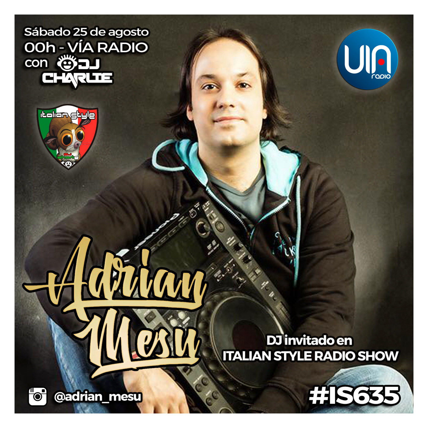 Italian style radio show 635 25-08-2018 episode artwork