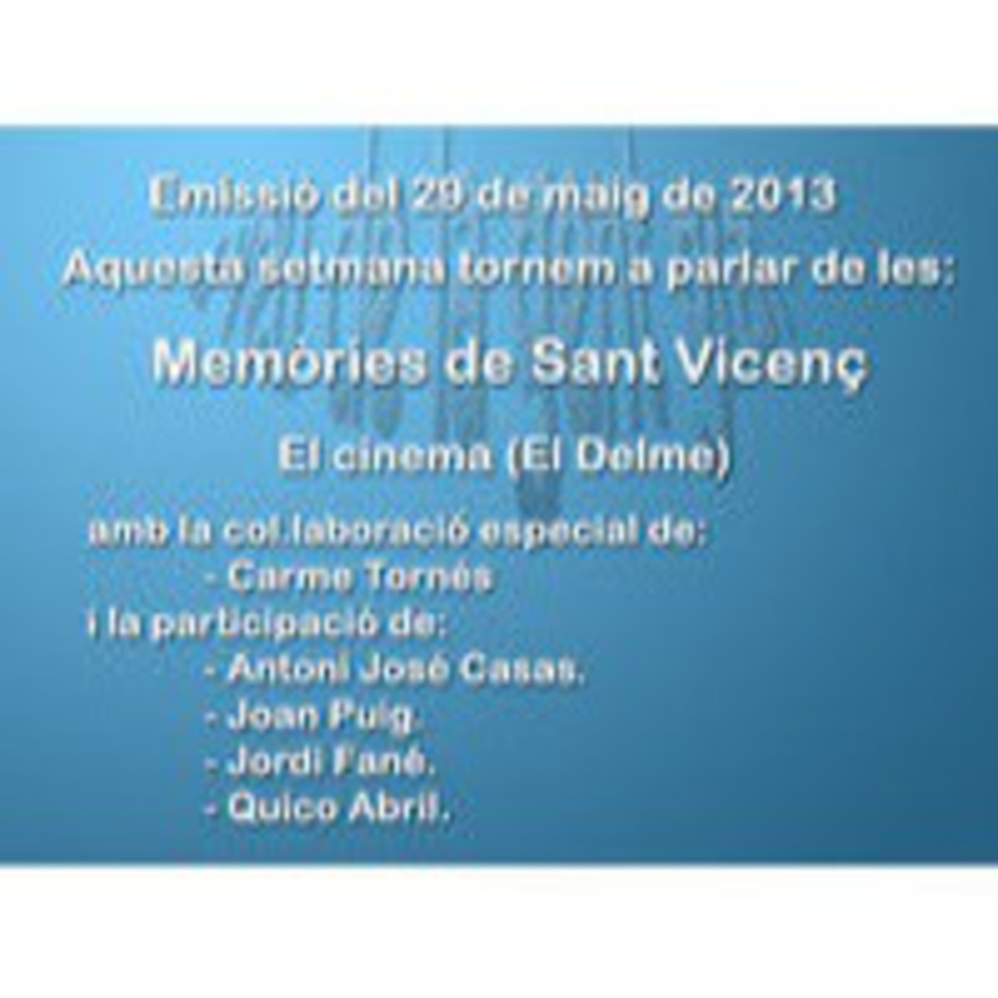 La veu de la gent gran. 29 de maig de 2013 episode artwork